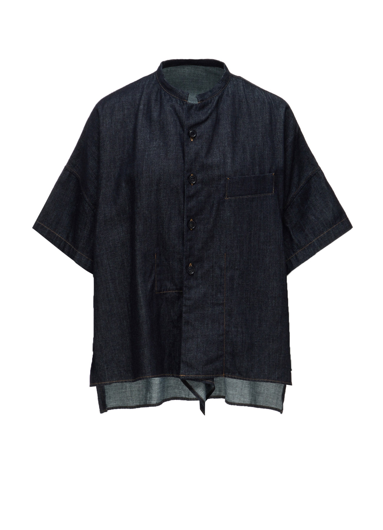6OZ DENIM HALF SLEEVE BOX SHIRT
