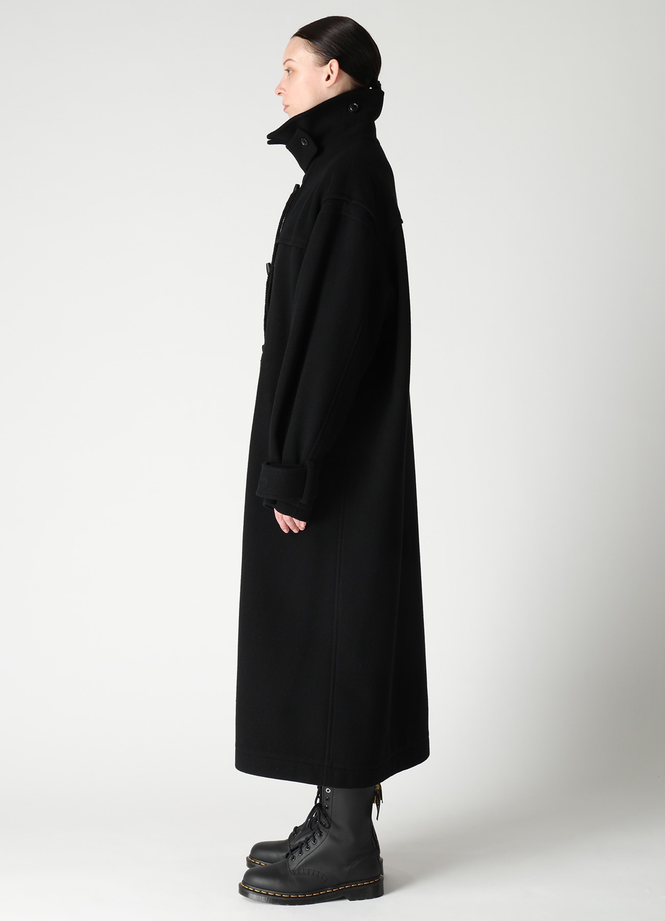 Y'sダッフルコート AIRY MOSSER LONG DUFFLE COAT(XS Black): Y's｜THE SHOP YOHJI YAMAMOTO