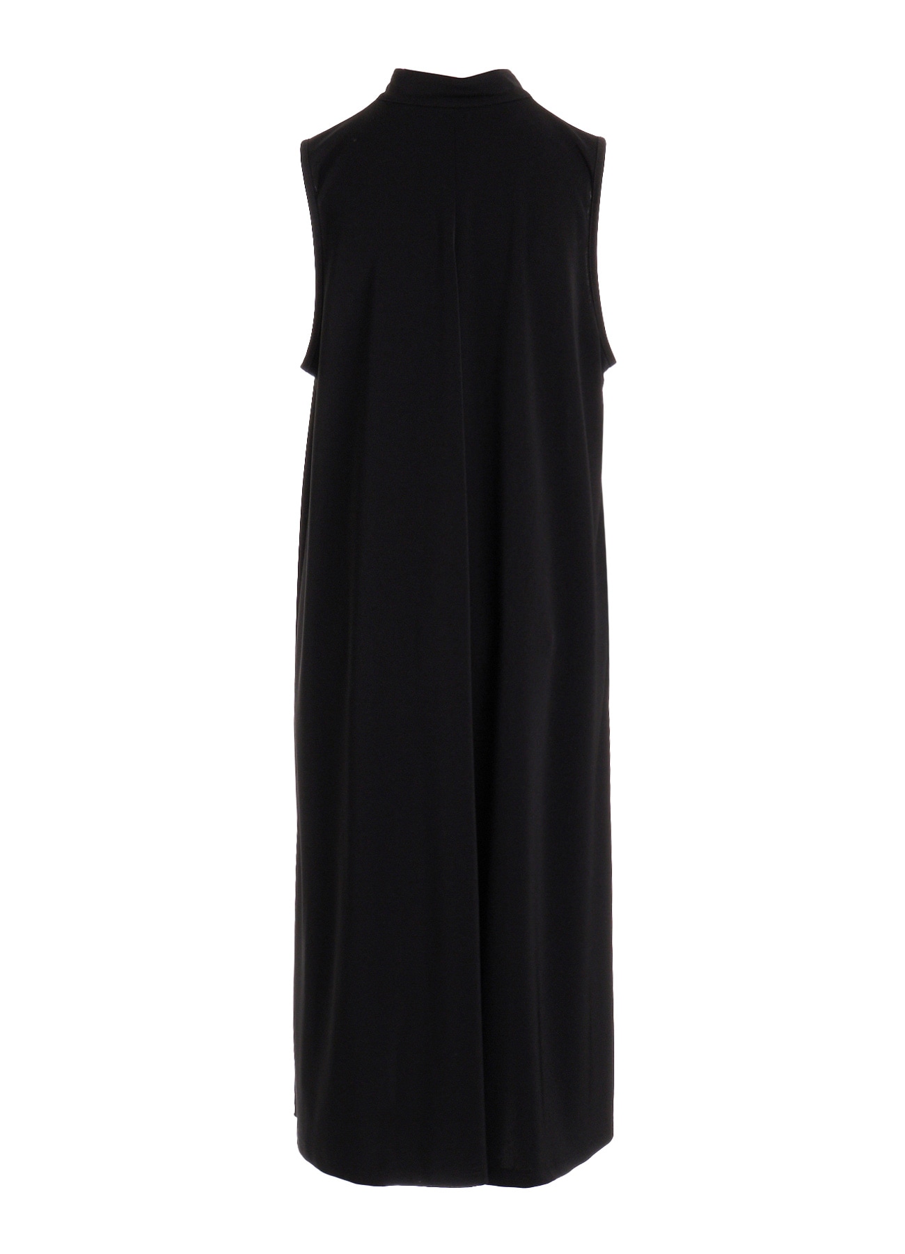 TA/PE STRETCH JERSEY STAND COLLAR DRESS