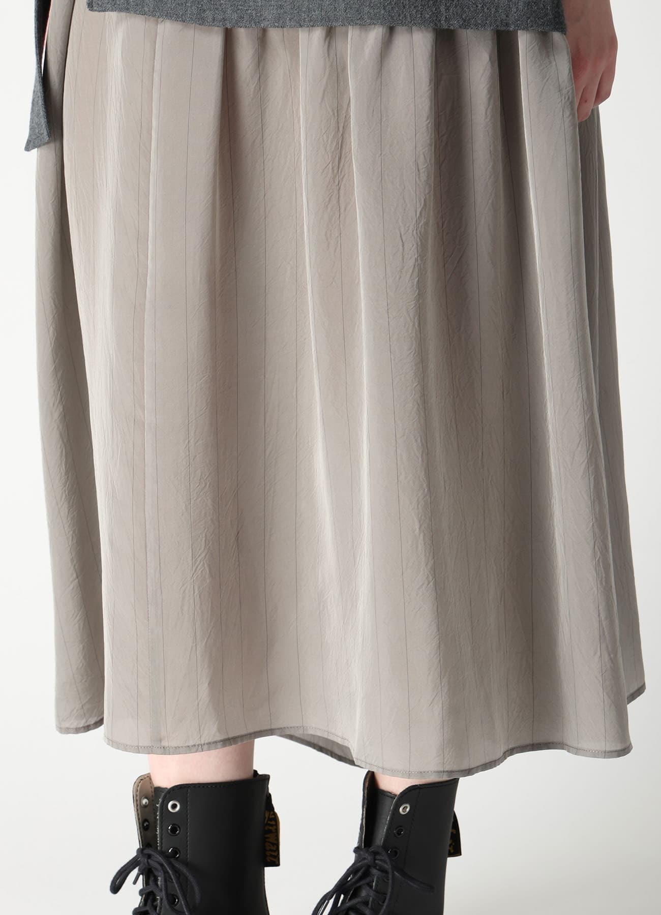WOOL VIYELLA COMBINATION SLEEVELESS DRESS