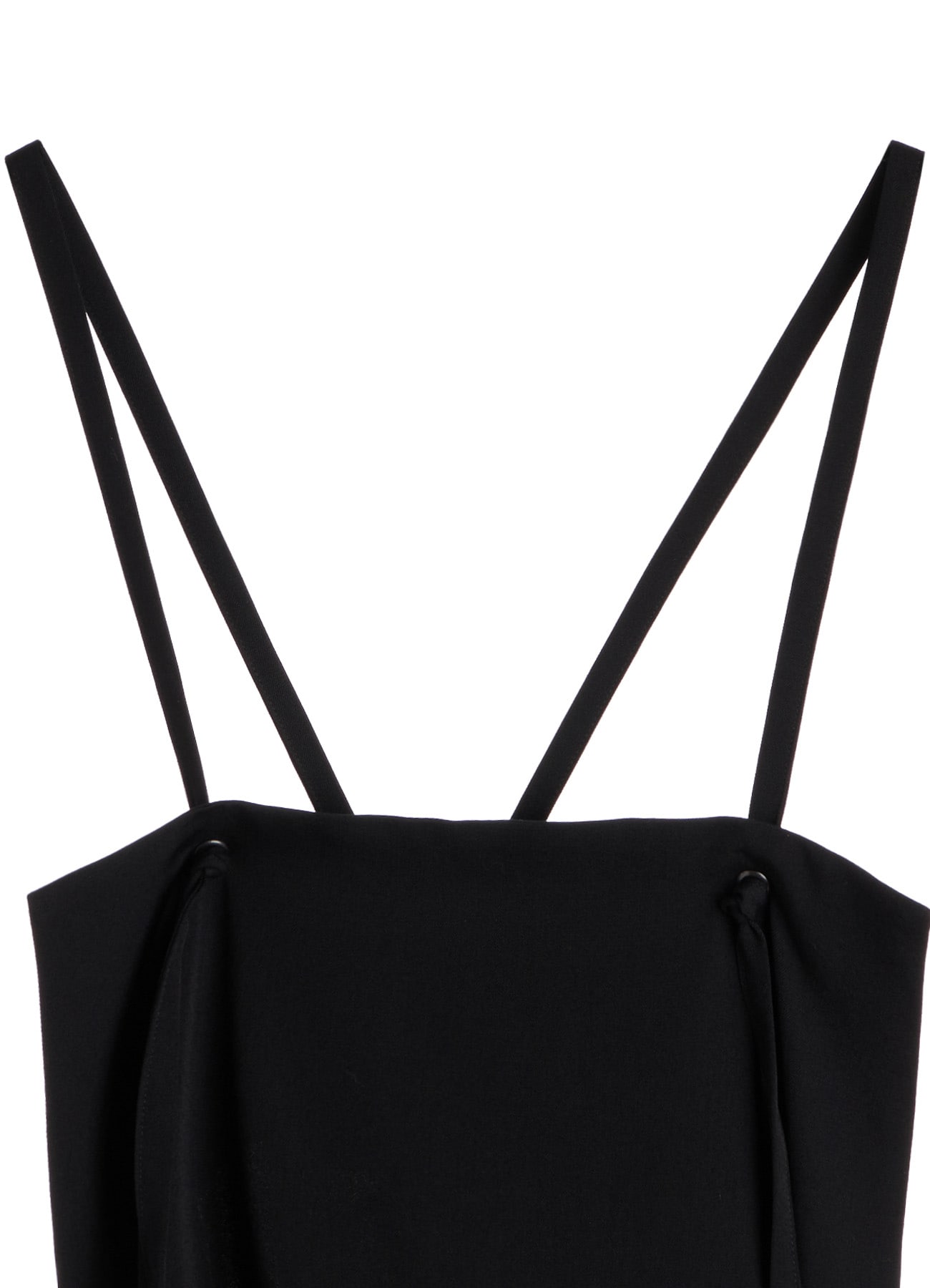 WOOL GABARDINE SIDE FLAP DRESS