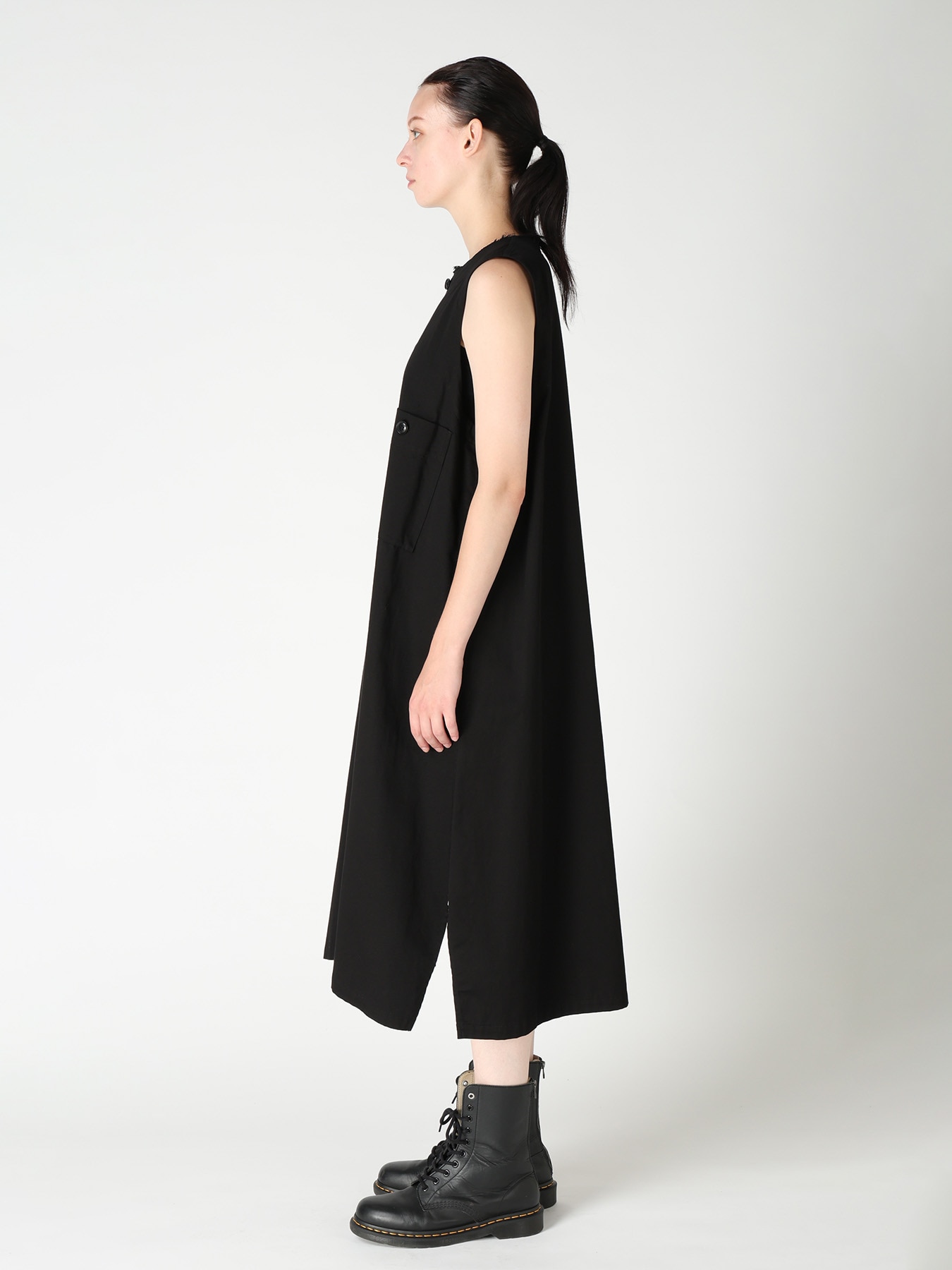 [Y's BORN PRODUCT] LONG POCKET DRESS