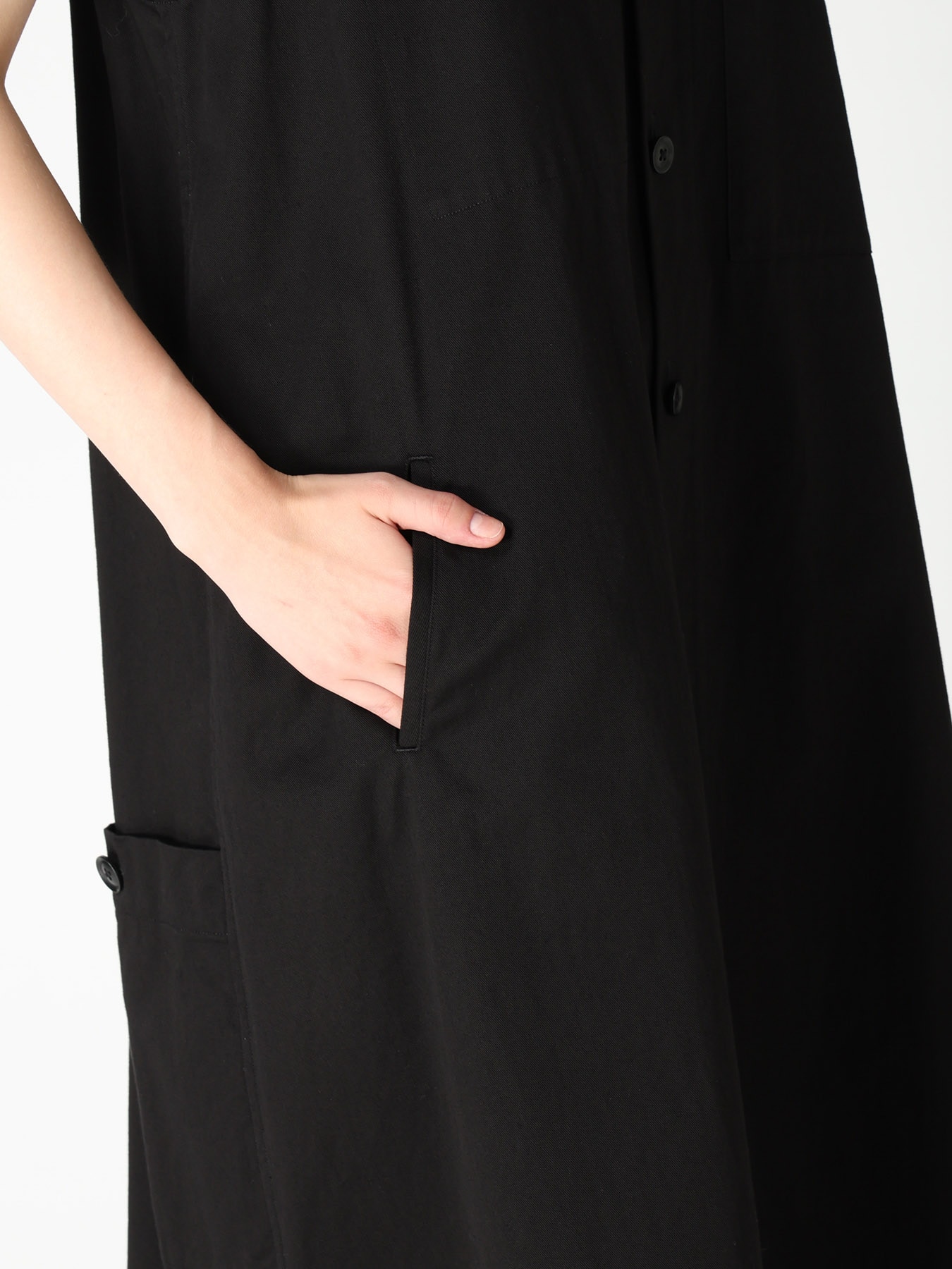 [Y's BORN PRODUCT] LONG POCKET DRESS