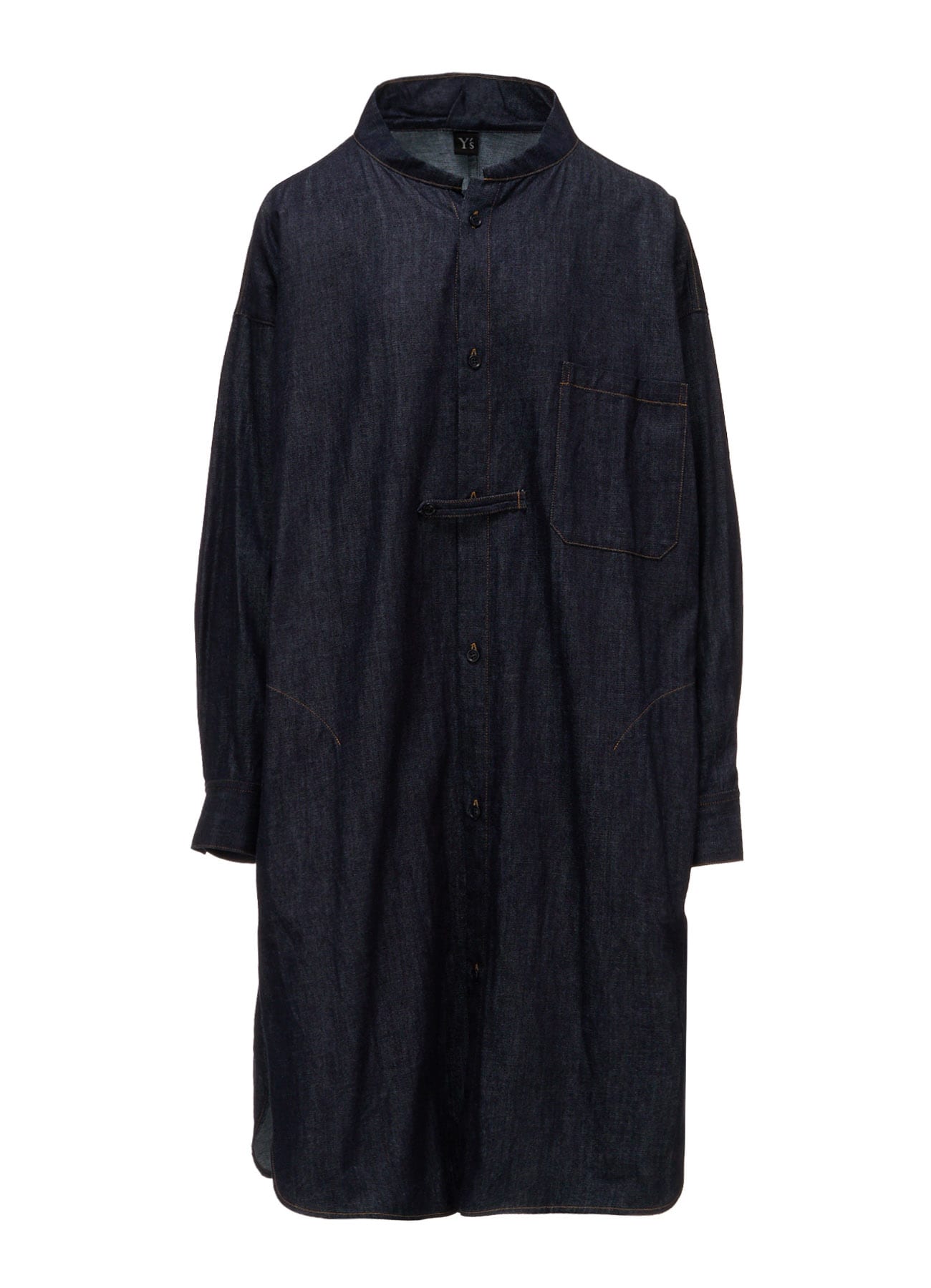 6OZ DENIM GOWN SHIRT DRESS