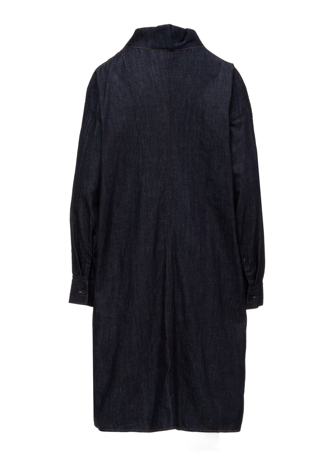 6OZ DENIM GOWN SHIRT DRESS