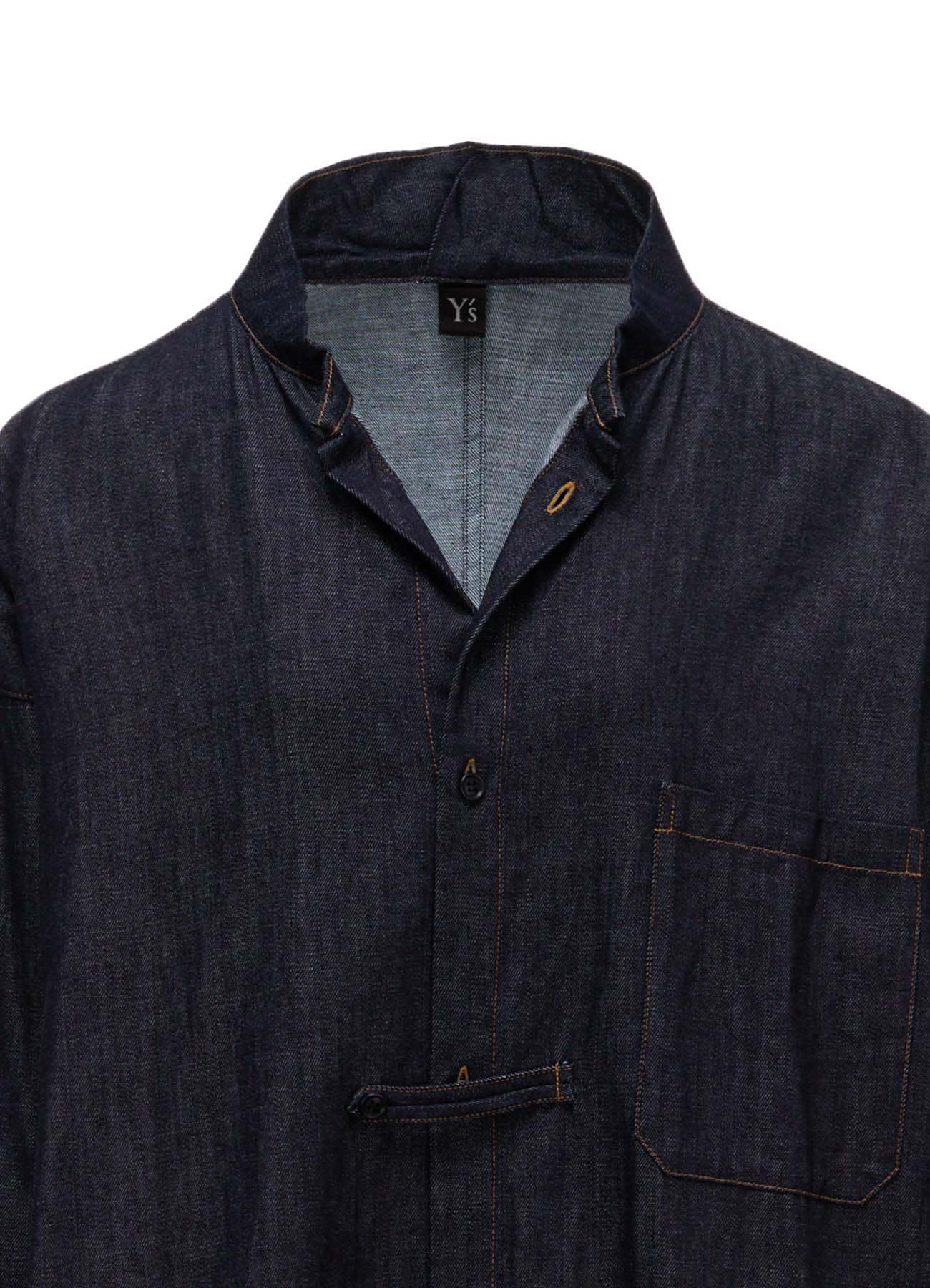 6OZ DENIM GOWN SHIRT DRESS