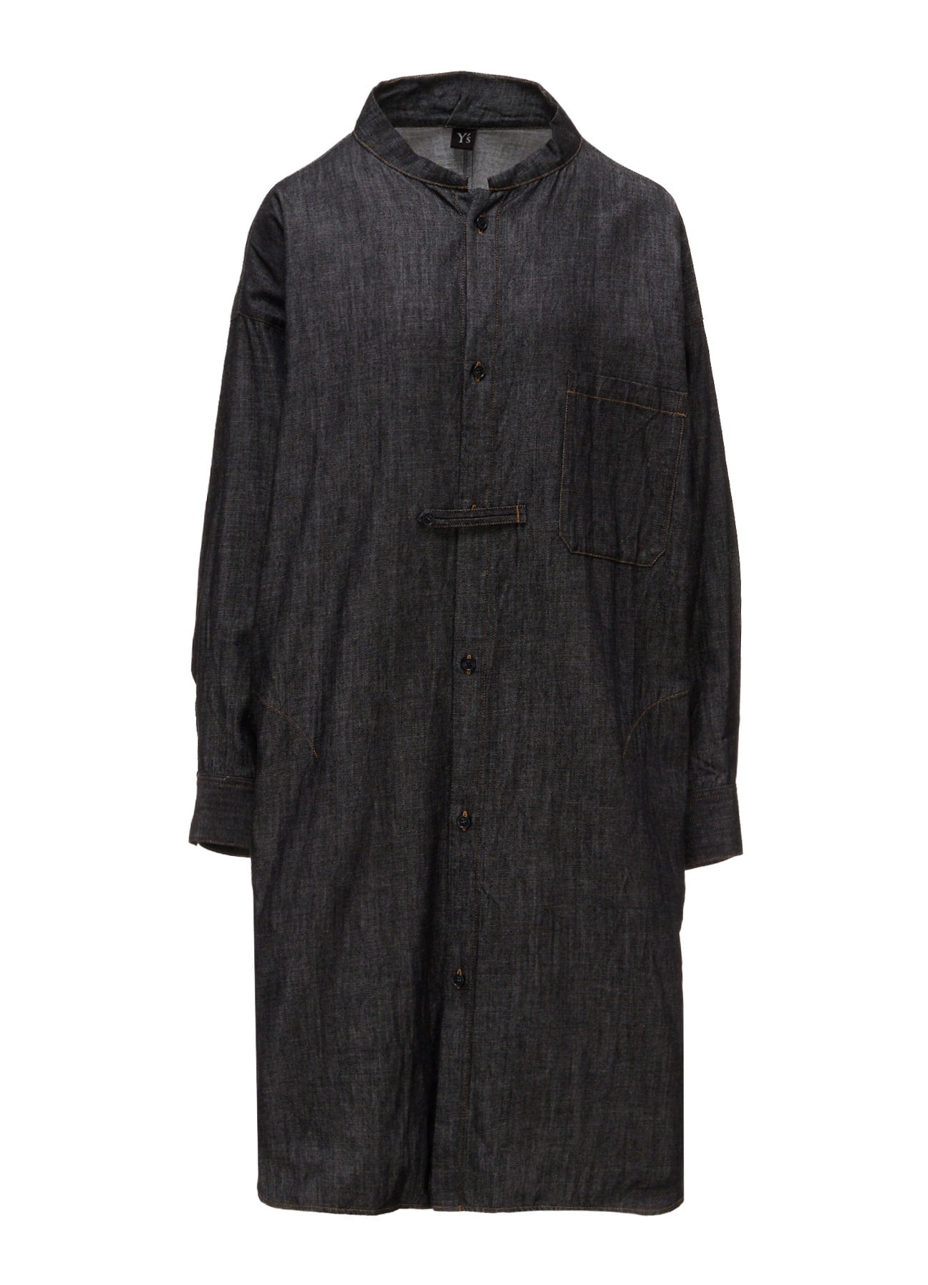 6OZ DENIM GOWN SHIRT DRESS