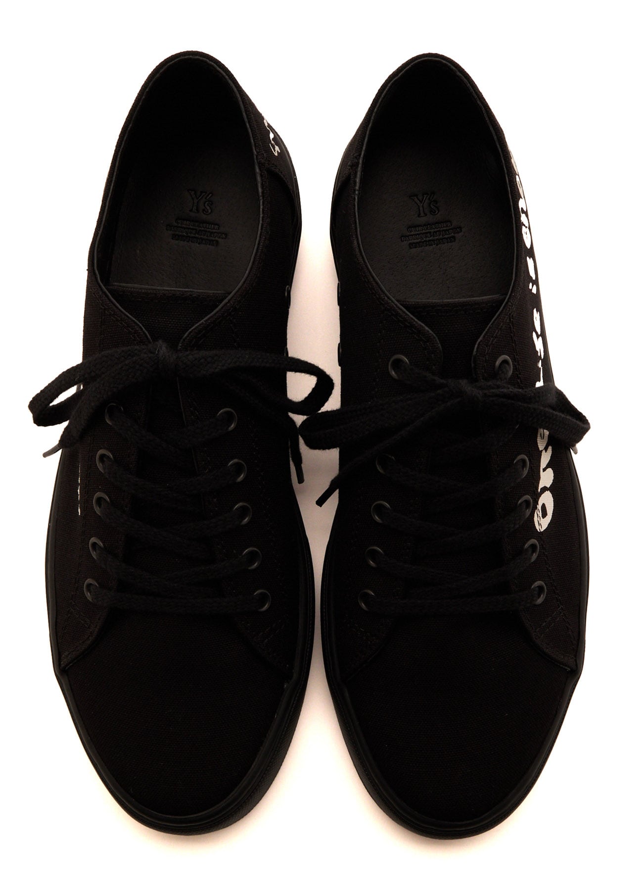 "ONE LIFE" COTTON CANVAS LOW-CUT SNEAKER