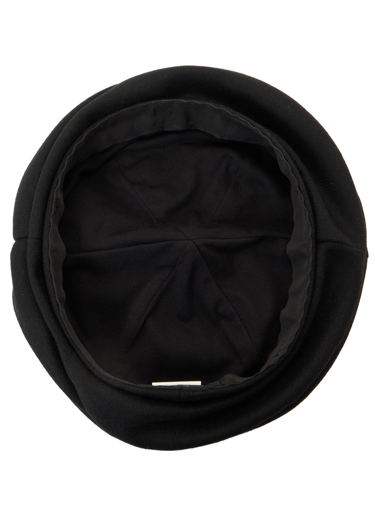 WOOL FLANNEL GATHERED BERET