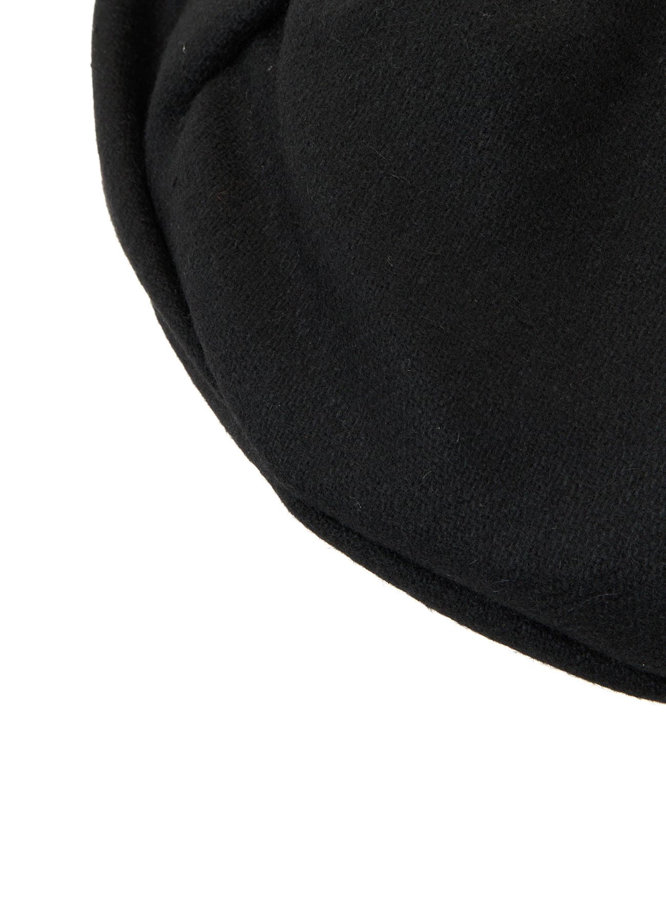 WOOL FLANNEL GATHERED BERET