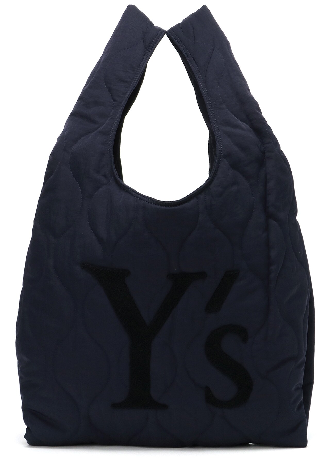 NYLON TWILL QUILT Y's EMBROIDERY BAG