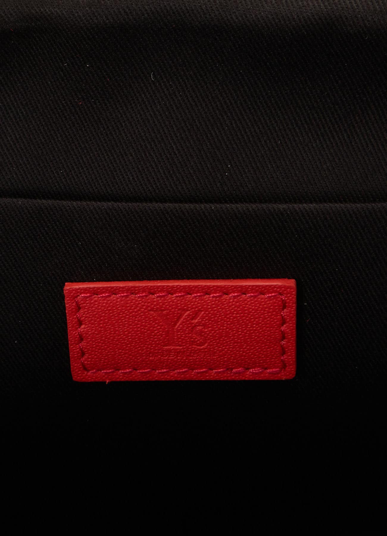 SEMI GLOSS LEATHER LACE-UP SHOULDER BAG