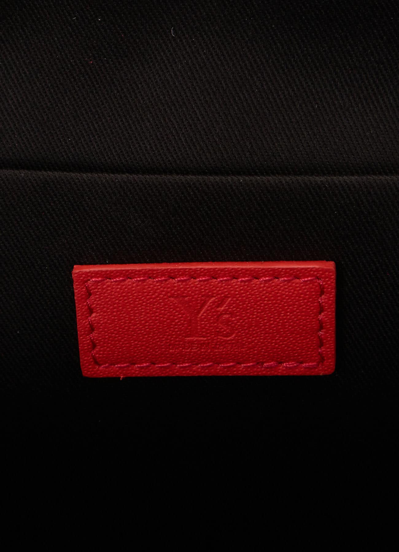 SEMI GLOSS LEATHER LACE-UP BAG