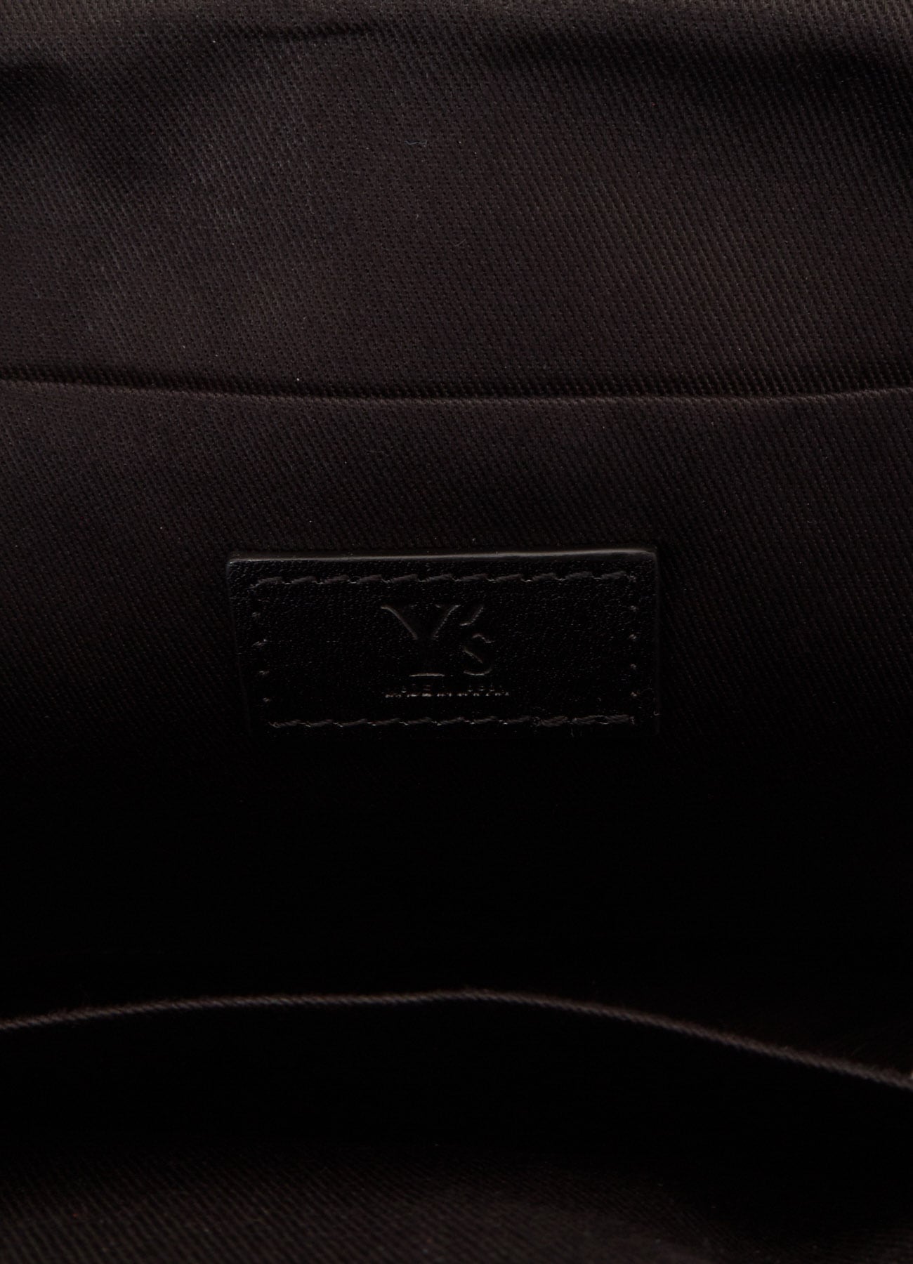 SEMI GLOSS LEATHER LACE-UP BAG