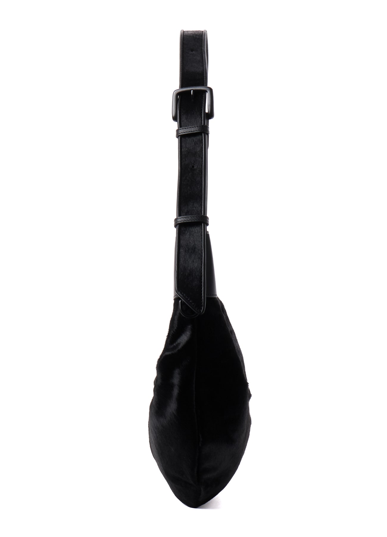 COW LEATHER BANANA SHAPE BAG