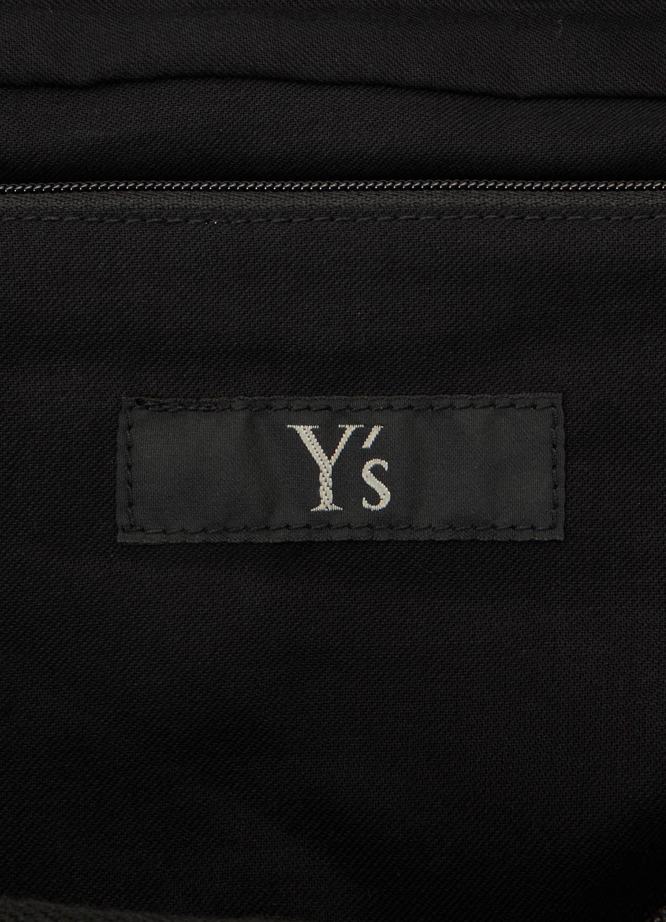 "ONE LIFE" COTTON/LINEN GABARDINE BOX SHOULDER BAG