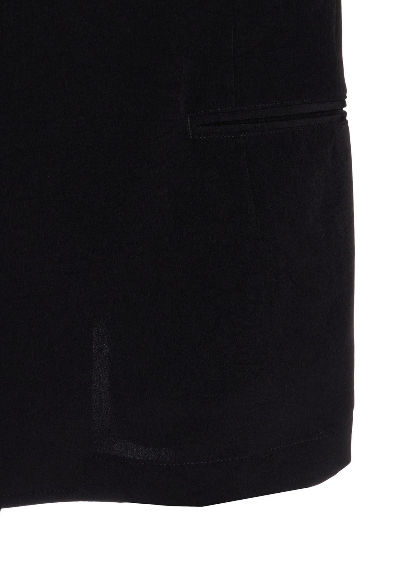 TA/PE CREPE DE CHINE STAND COLLAR JACKET