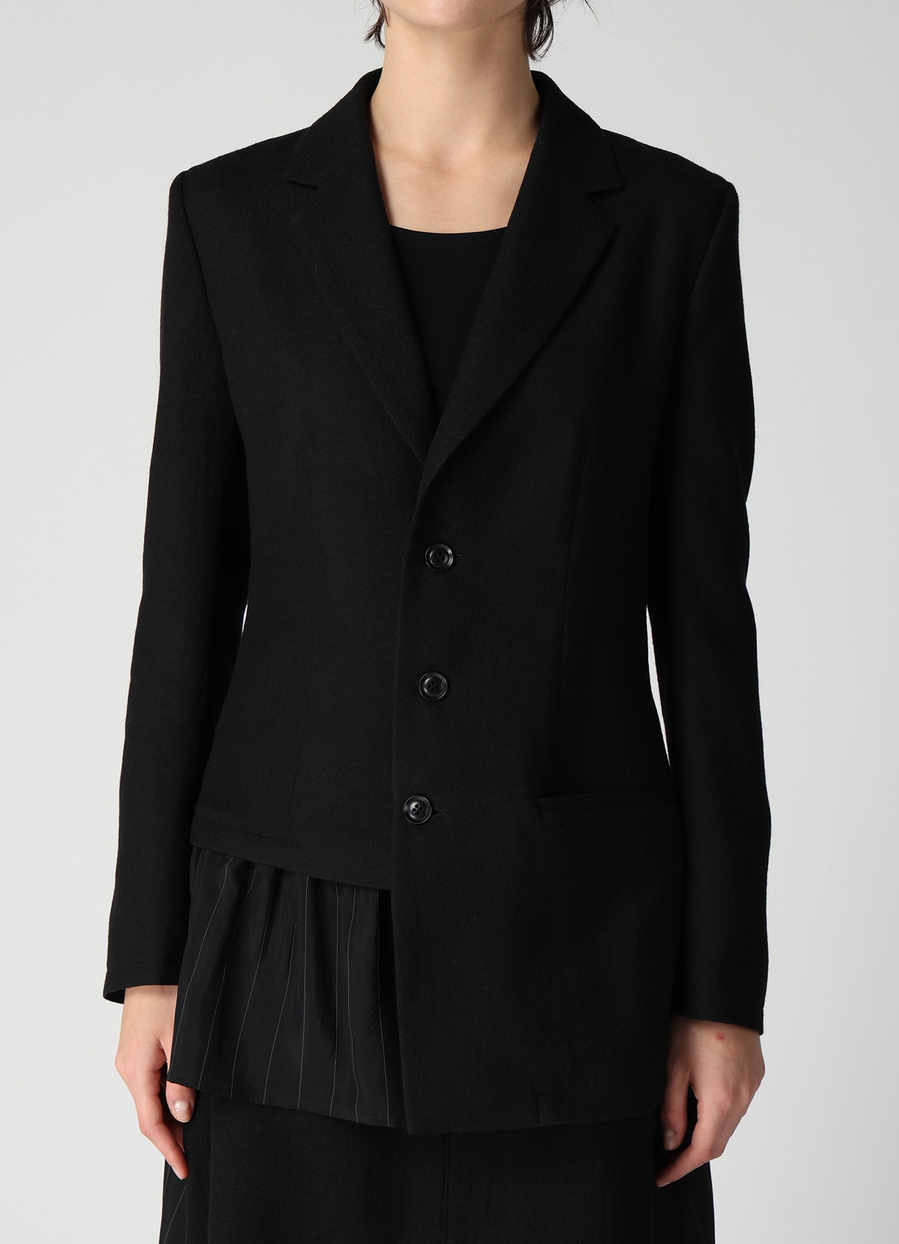 WOOL VIYELLA STRIPES JACKET