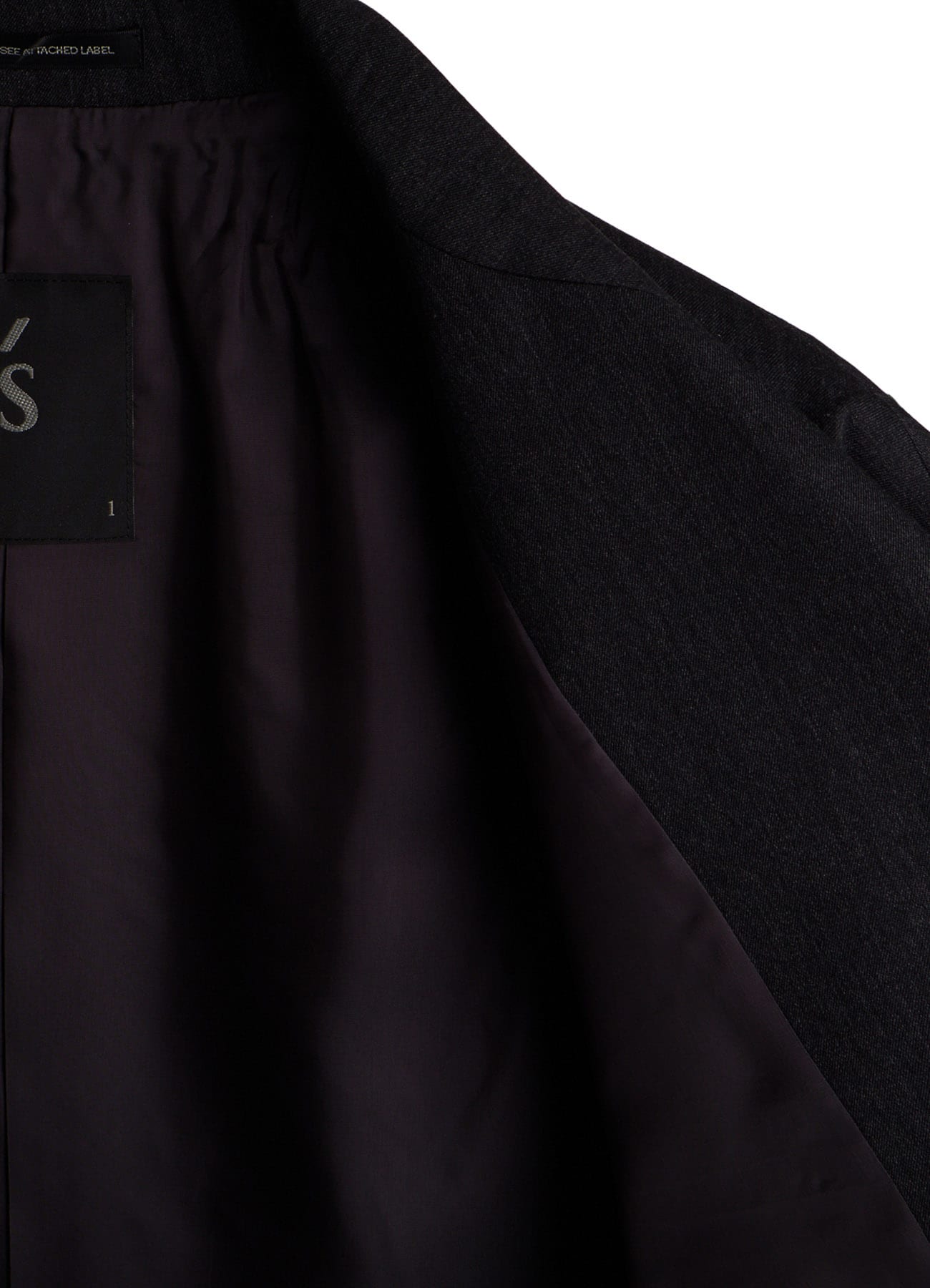 WOOL GABARDINE BIG TAILORED JACKET