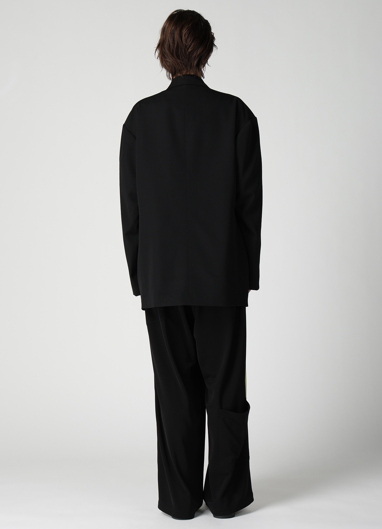 WOOL GABARDINE BIG TAILORED JACKET