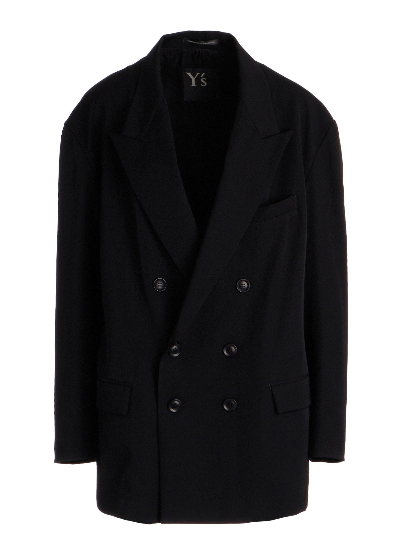 WOOL GABARDINE BIG TAILORED JACKET