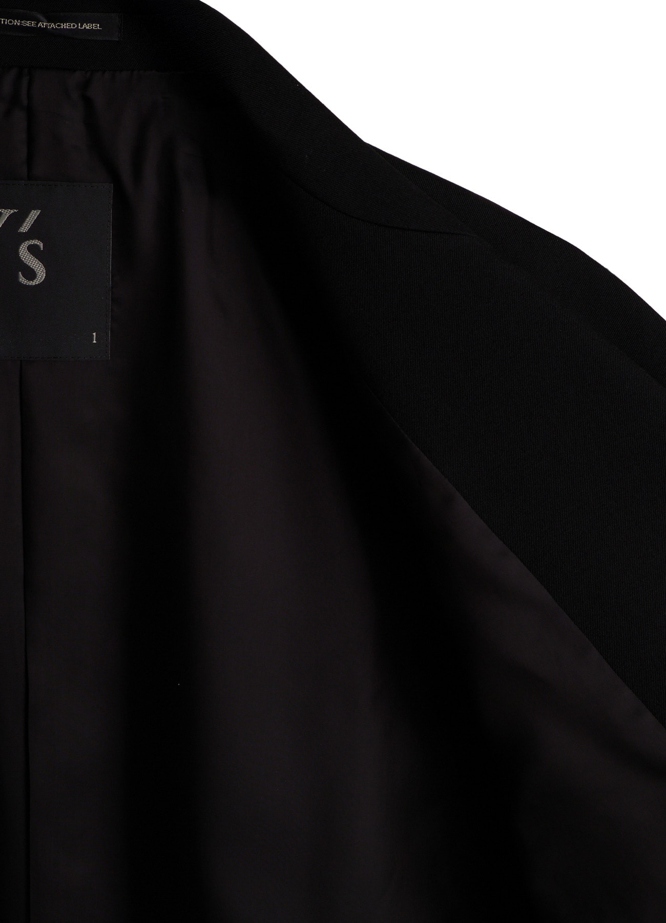 WOOL GABARDINE BIG TAILORED JACKET