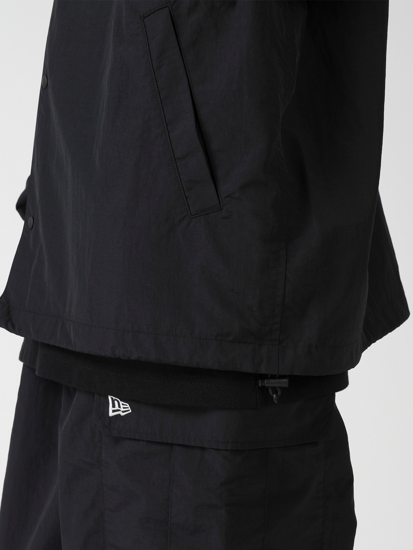 Y's × New Era NYLON COACH JACKET