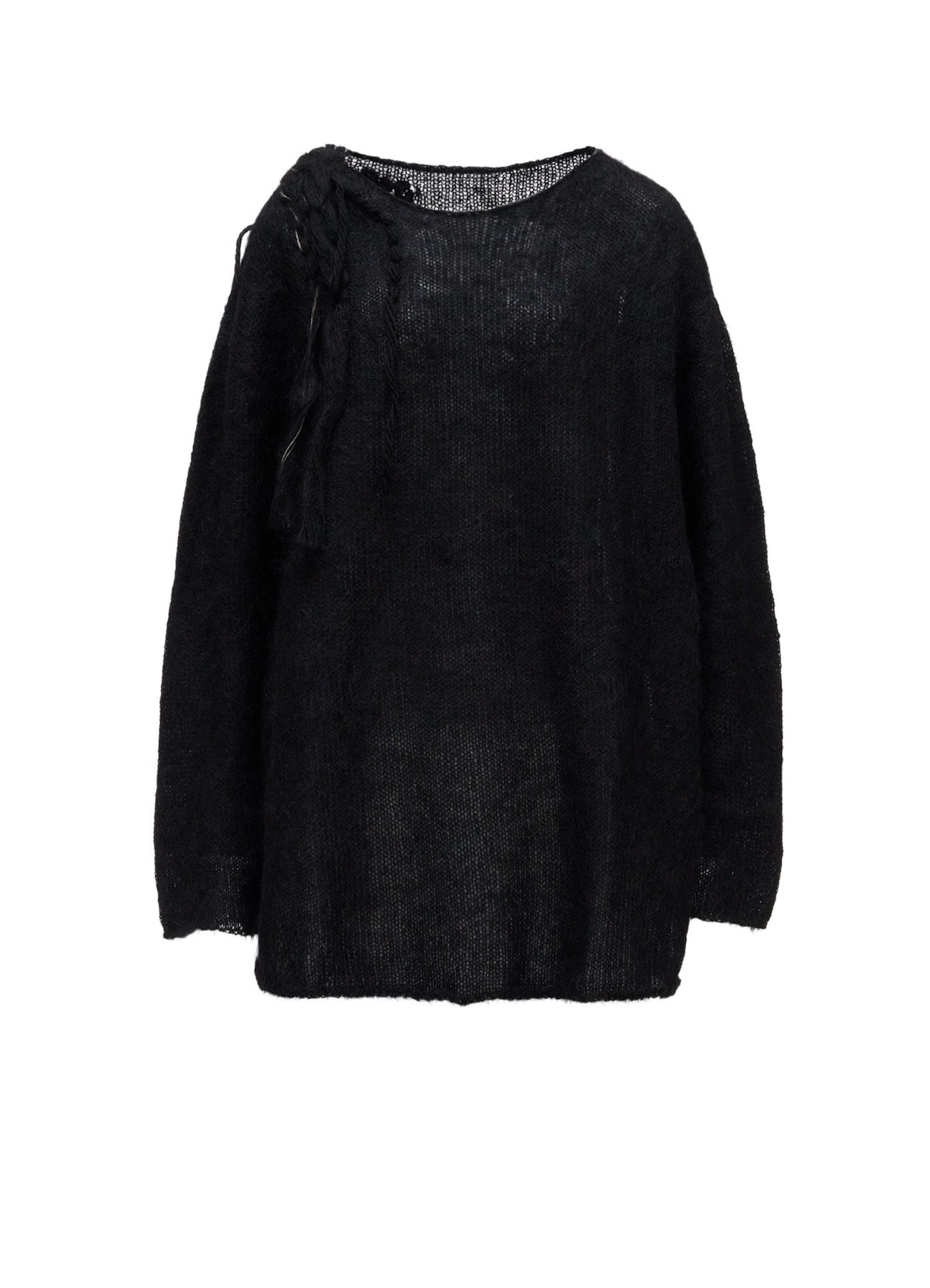 WRINKLE JERSEY Y'S STITCH LONG SLEEVE T(S Charcoal): Y's｜THE SHOP