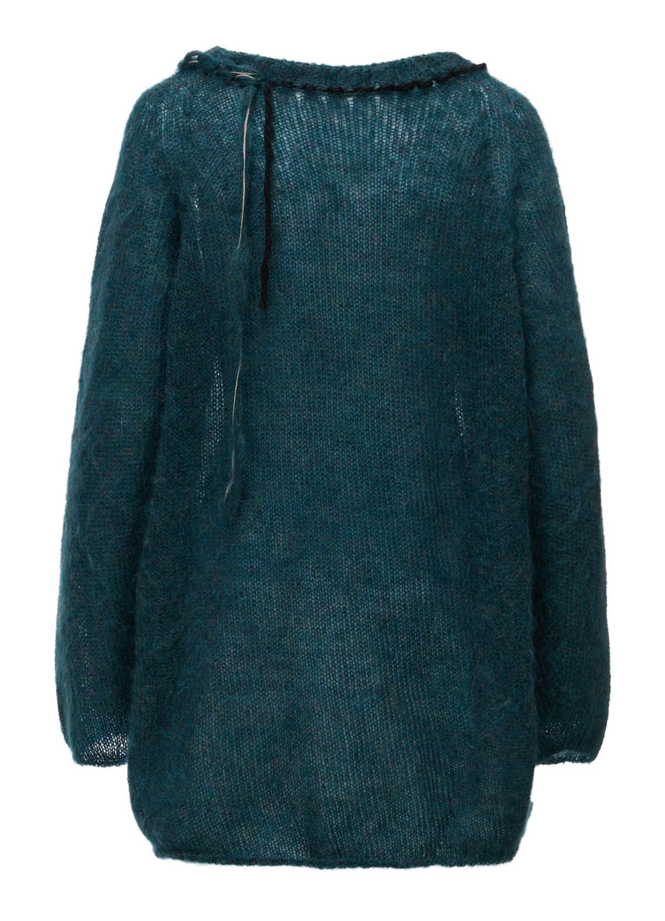 OVERSIZED MOHAIR BLEND V-NECK CARDIGAN