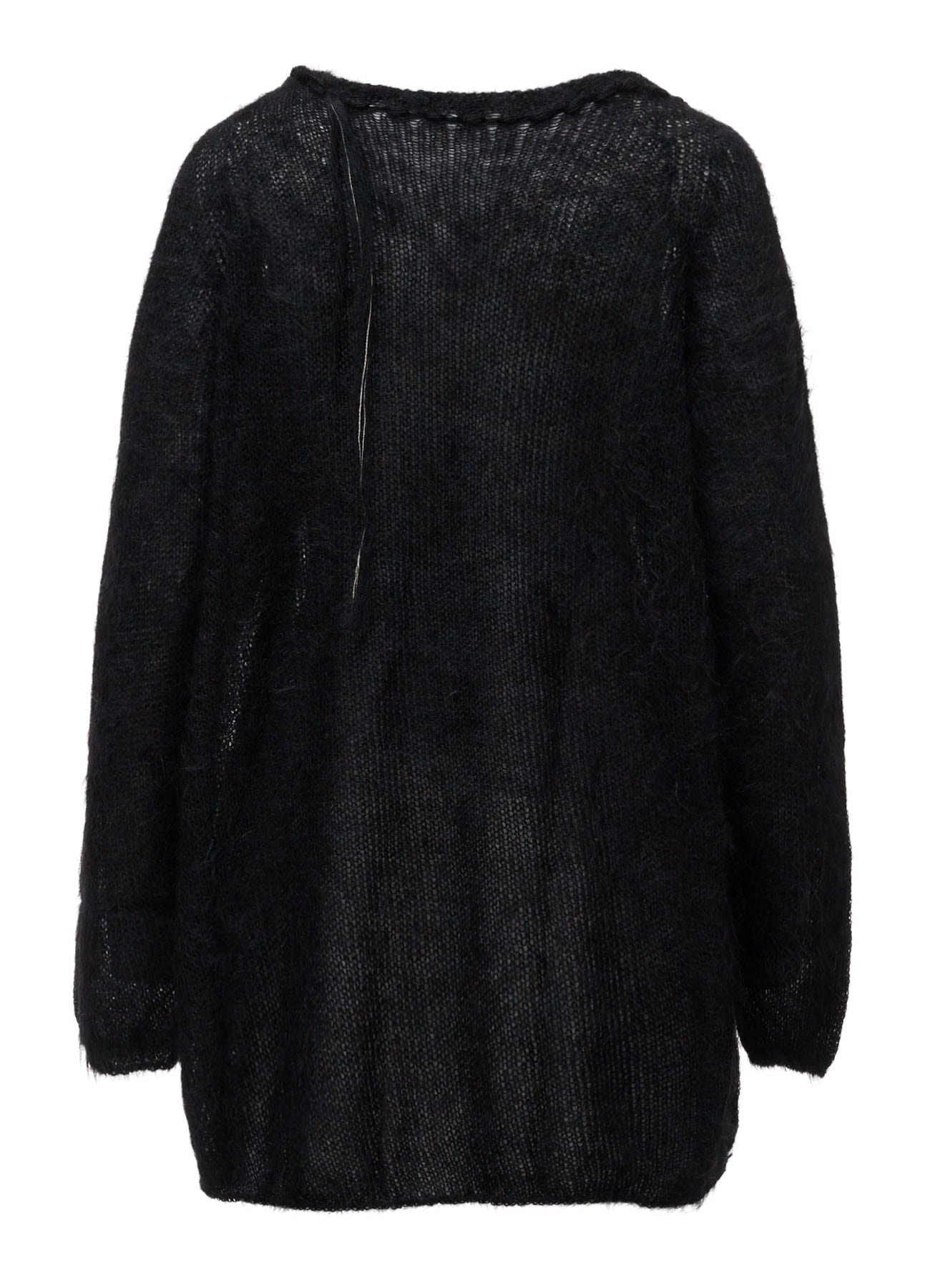 OVERSIZED MOHAIR BLEND V-NECK CARDIGAN