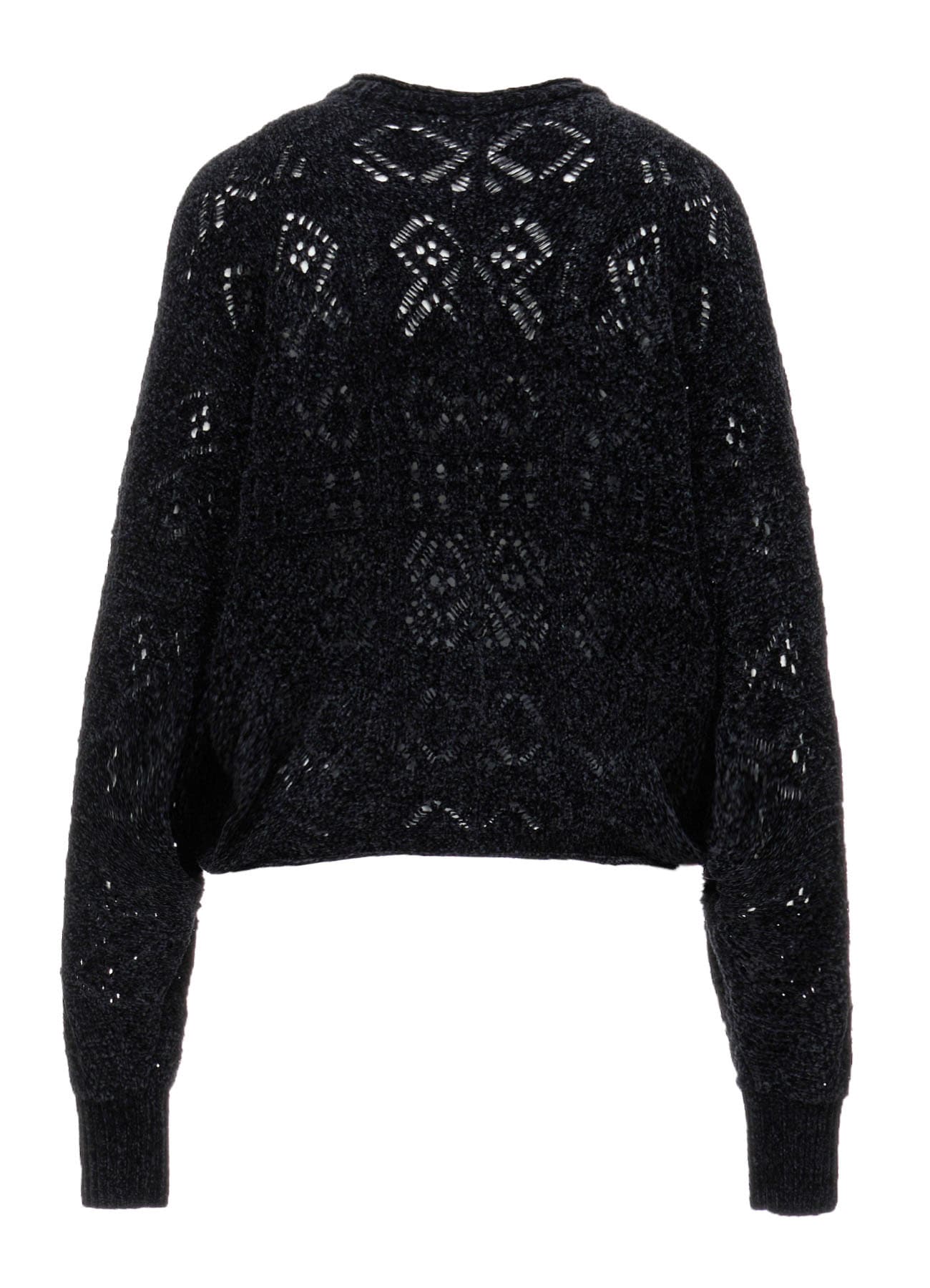 CHENILLE OPENWORK CARDIGAN
