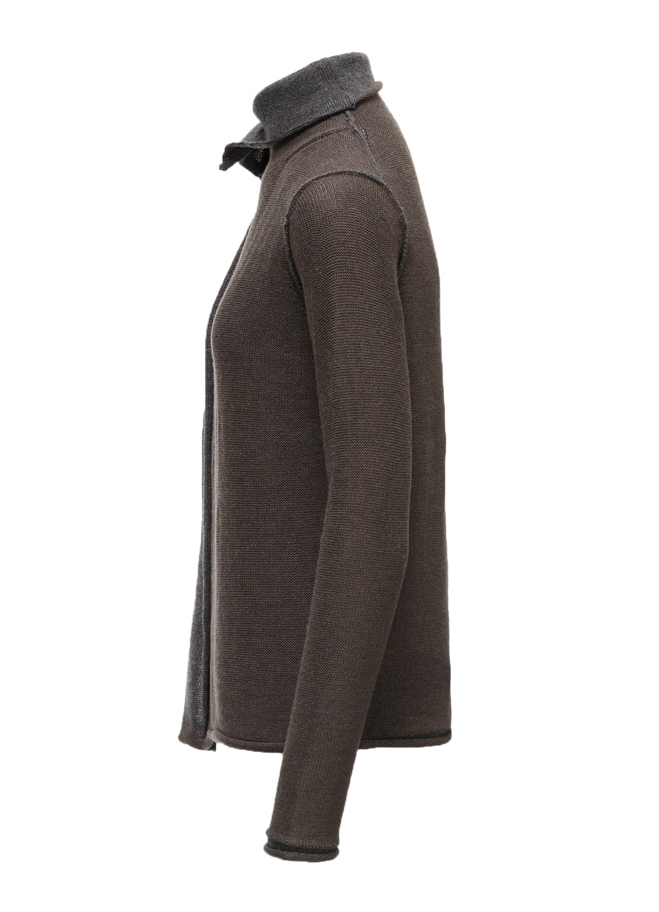 JERSEY PLATING HIGH NECK PULLOVER