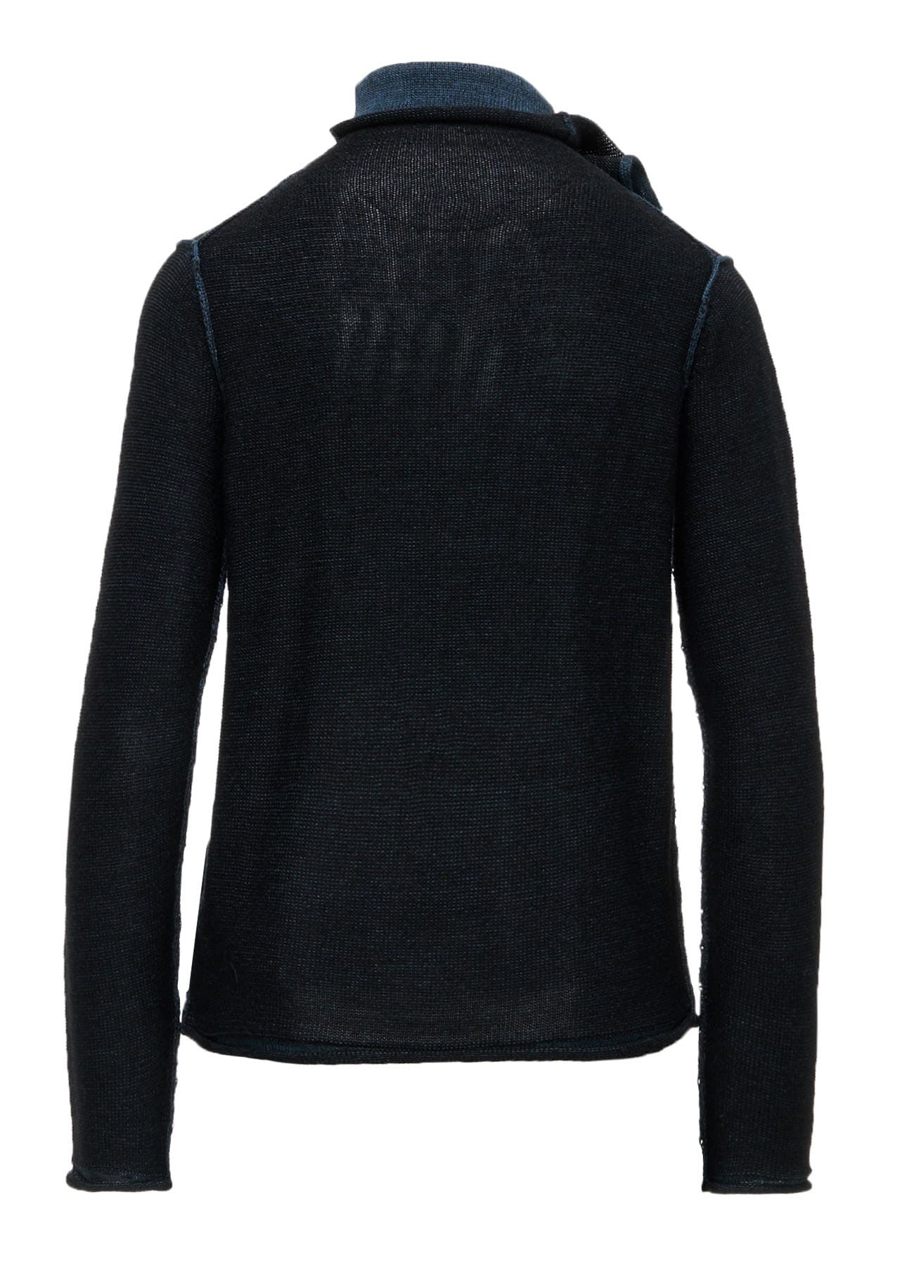 JERSEY PLATING HIGH NECK PULLOVER