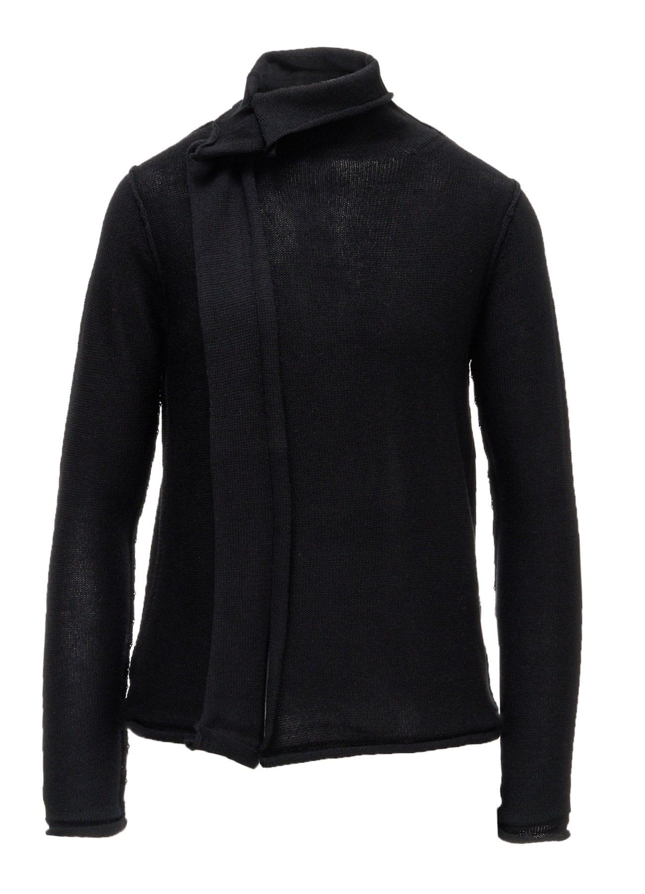 JERSEY PLATING HIGH NECK PULLOVER