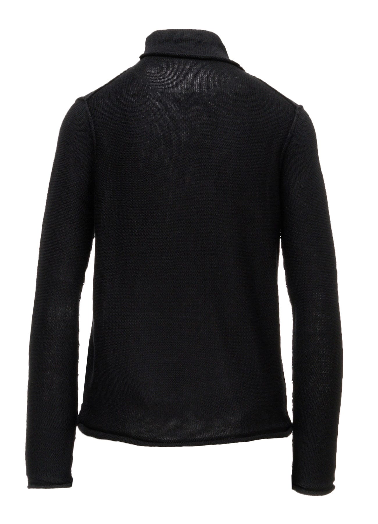JERSEY PLATING HIGH NECK PULLOVER