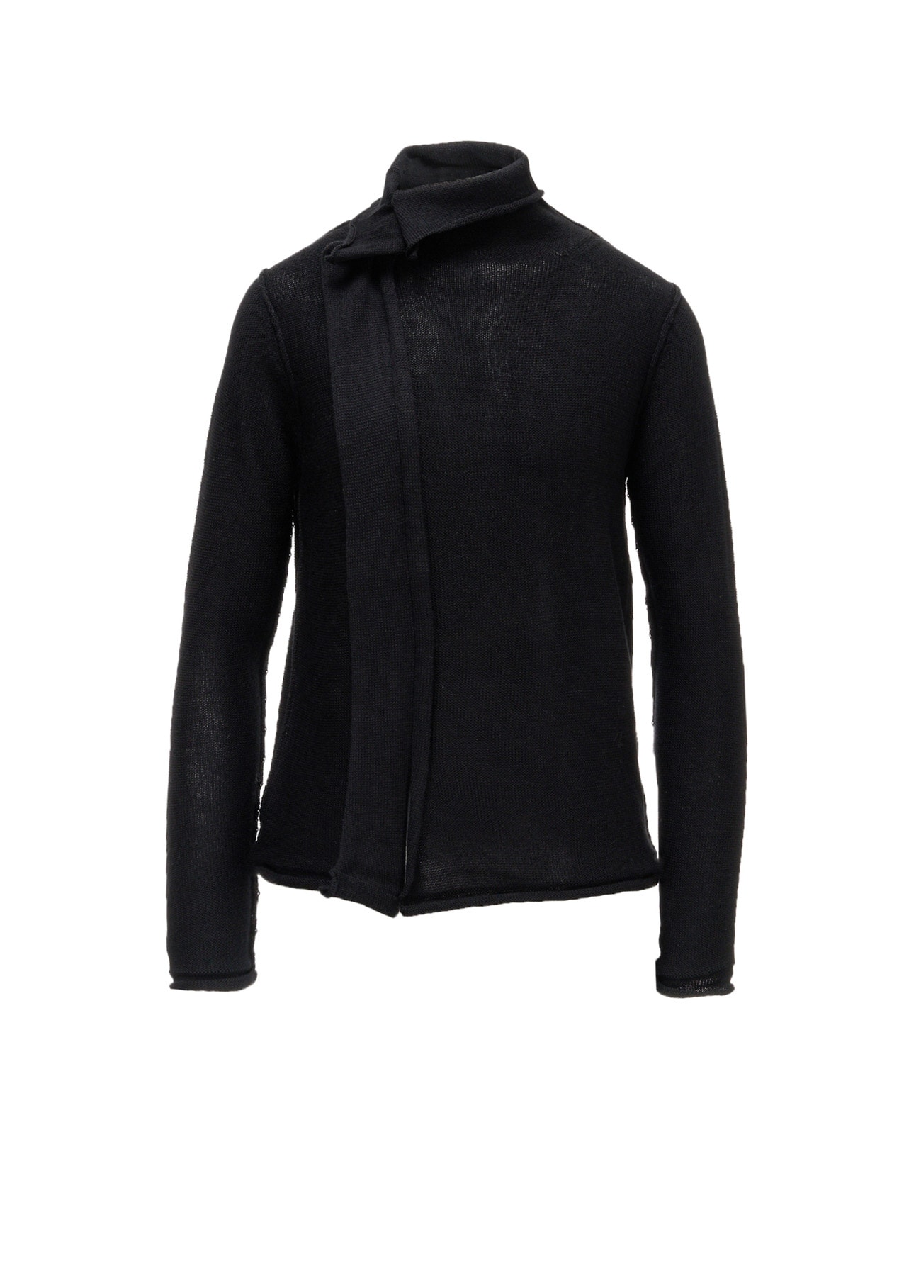 JERSEY PLATING HIGH NECK PULLOVER