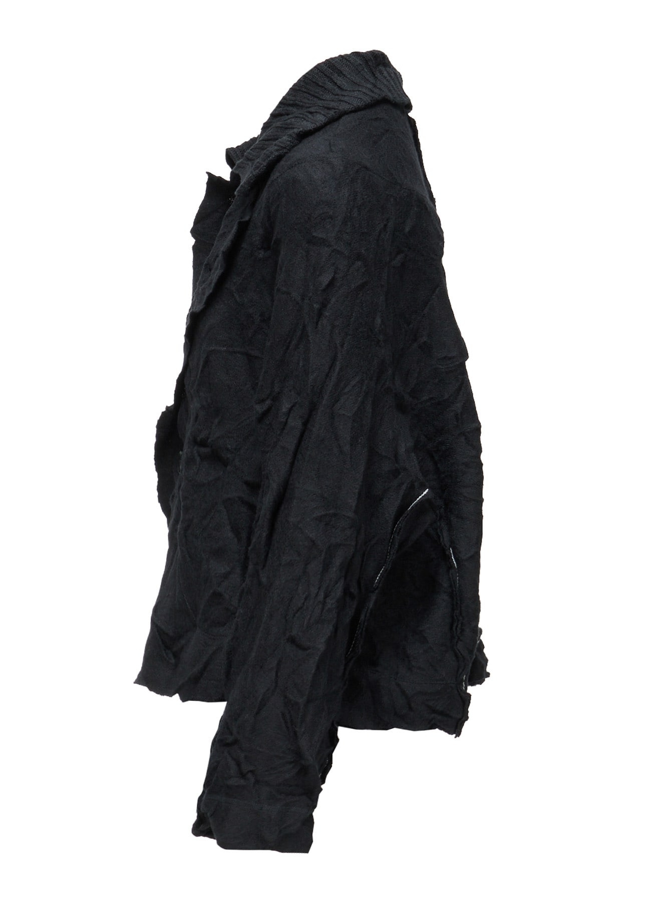 MILLED JERSEY SHORT JACKET