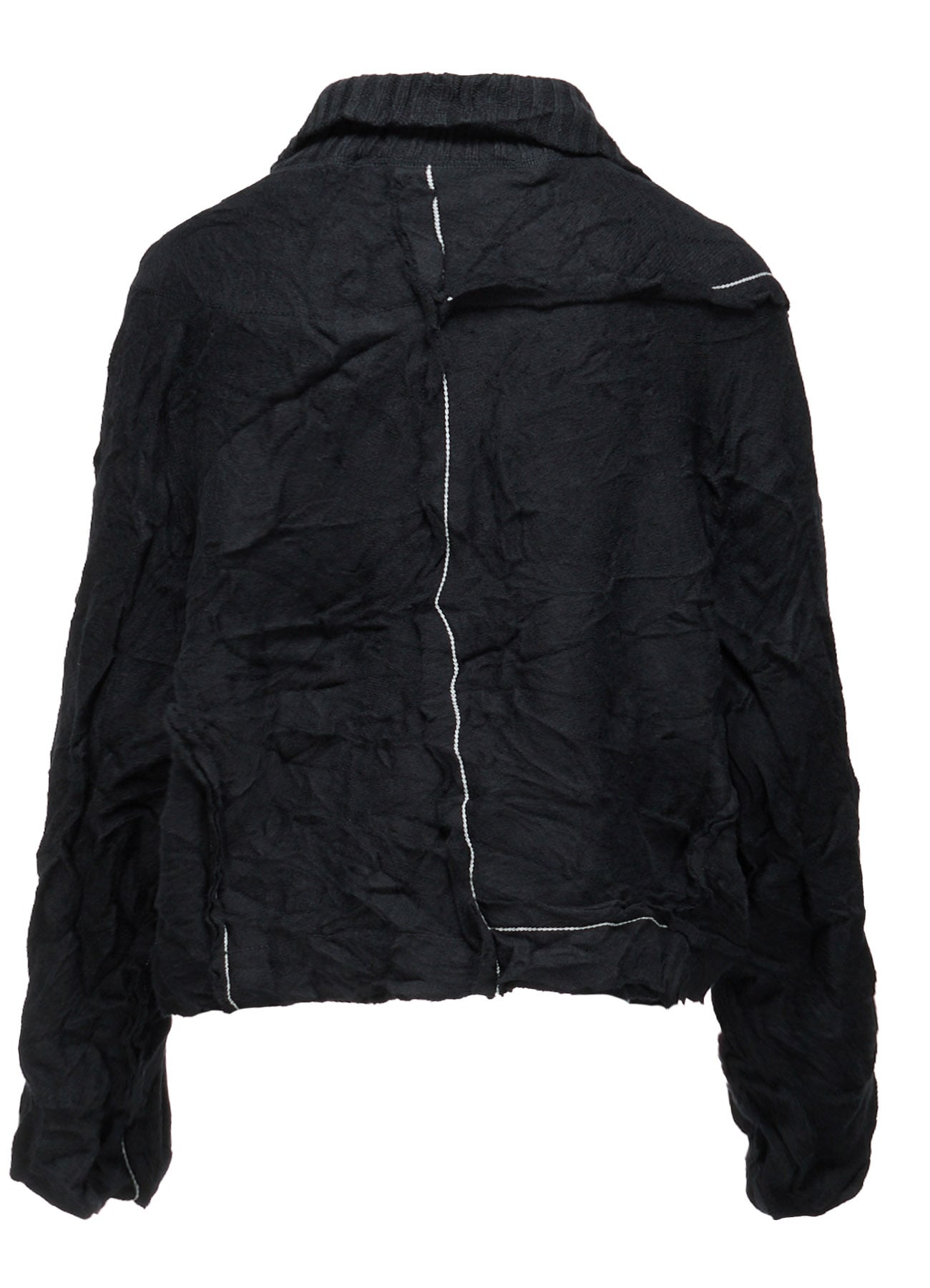 MILLED JERSEY SHORT JACKET