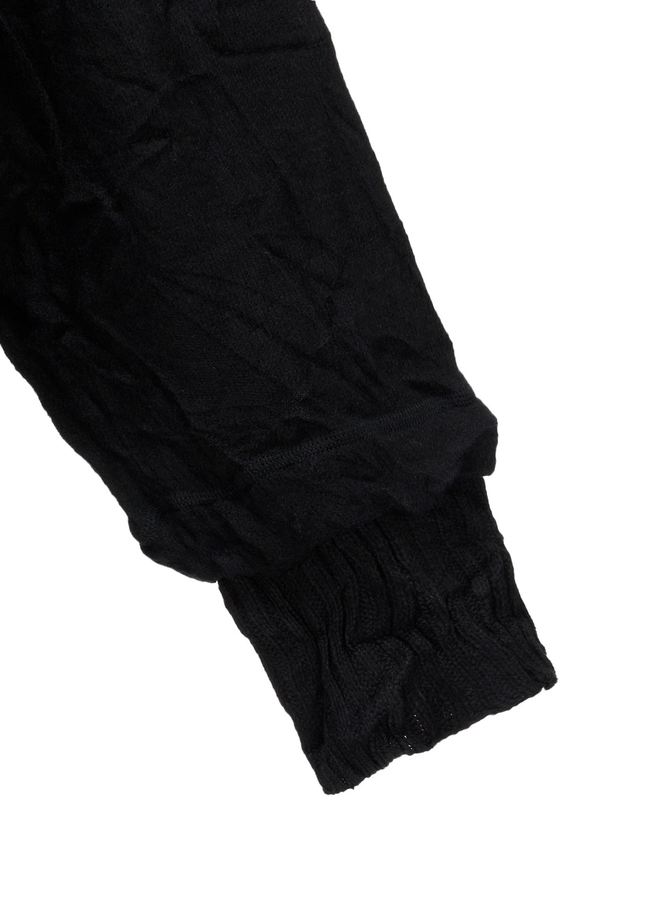MILLED JERSEY V NECK CARDIGAN