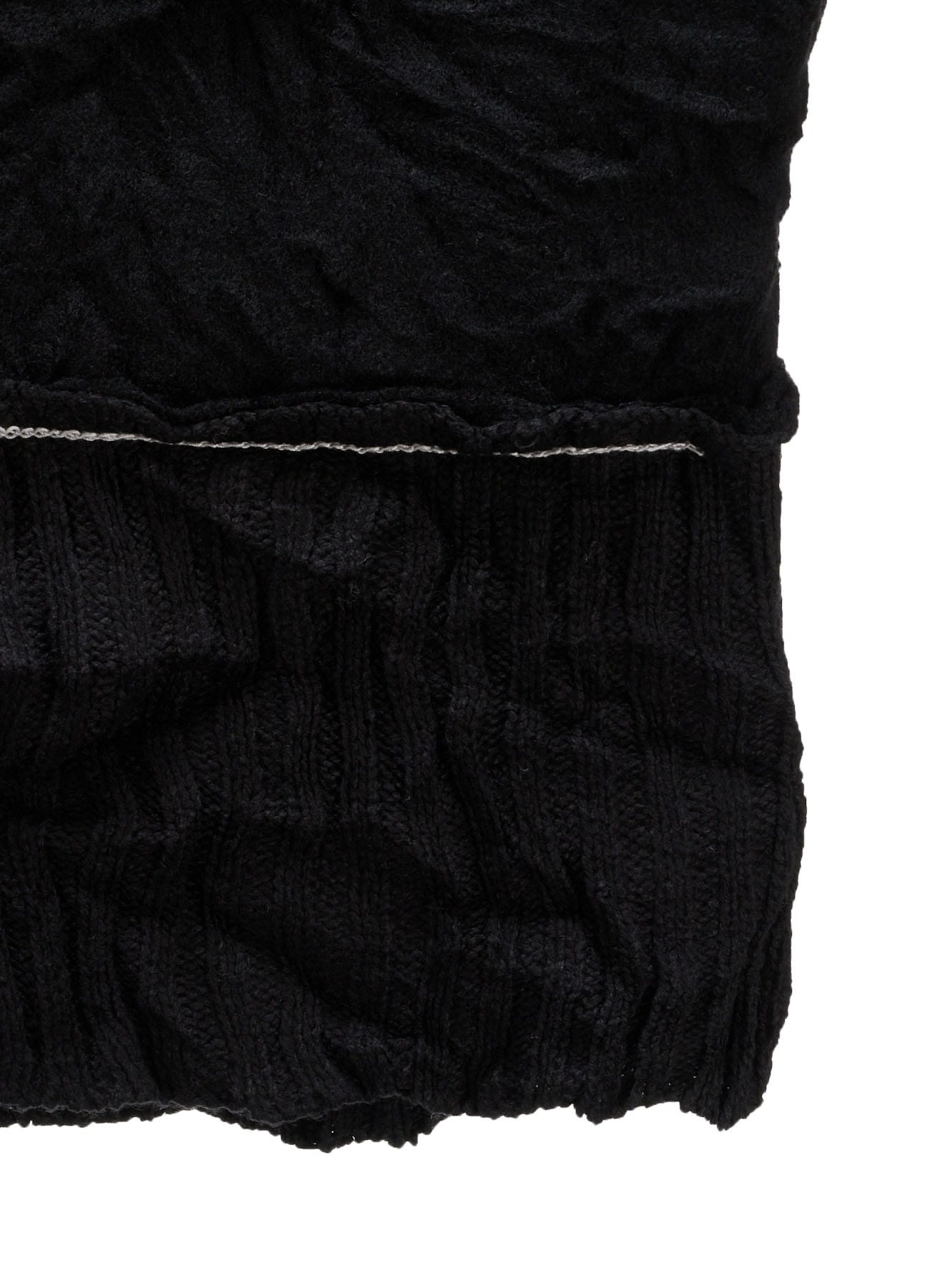 MILLED JERSEY V NECK CARDIGAN