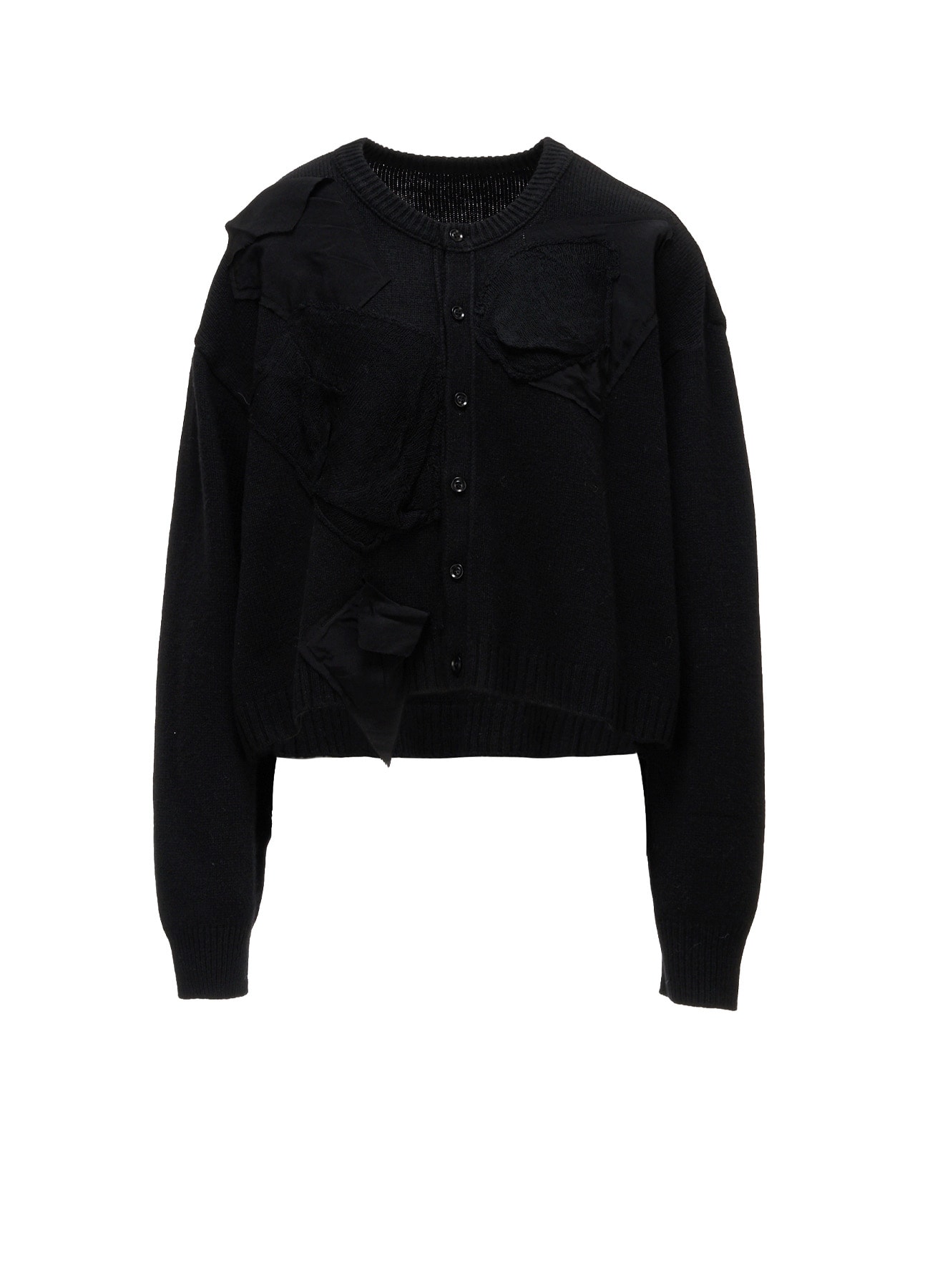 Y's LOGO KNIT CARDIGAN(S Black): Y's｜THE SHOP YOHJI YAMAMOTO