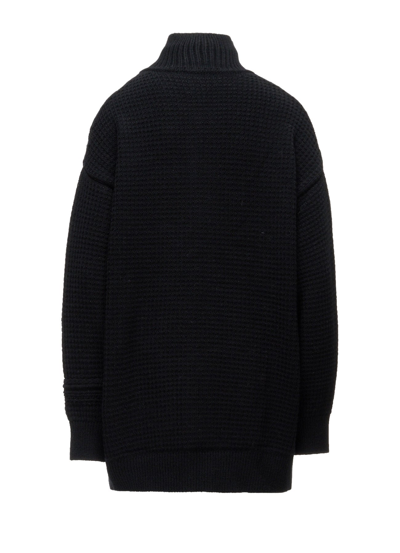 5G KNIT ZIP-UP PULLOVER(S Black): Y's｜THE SHOP YOHJI YAMAMOTO