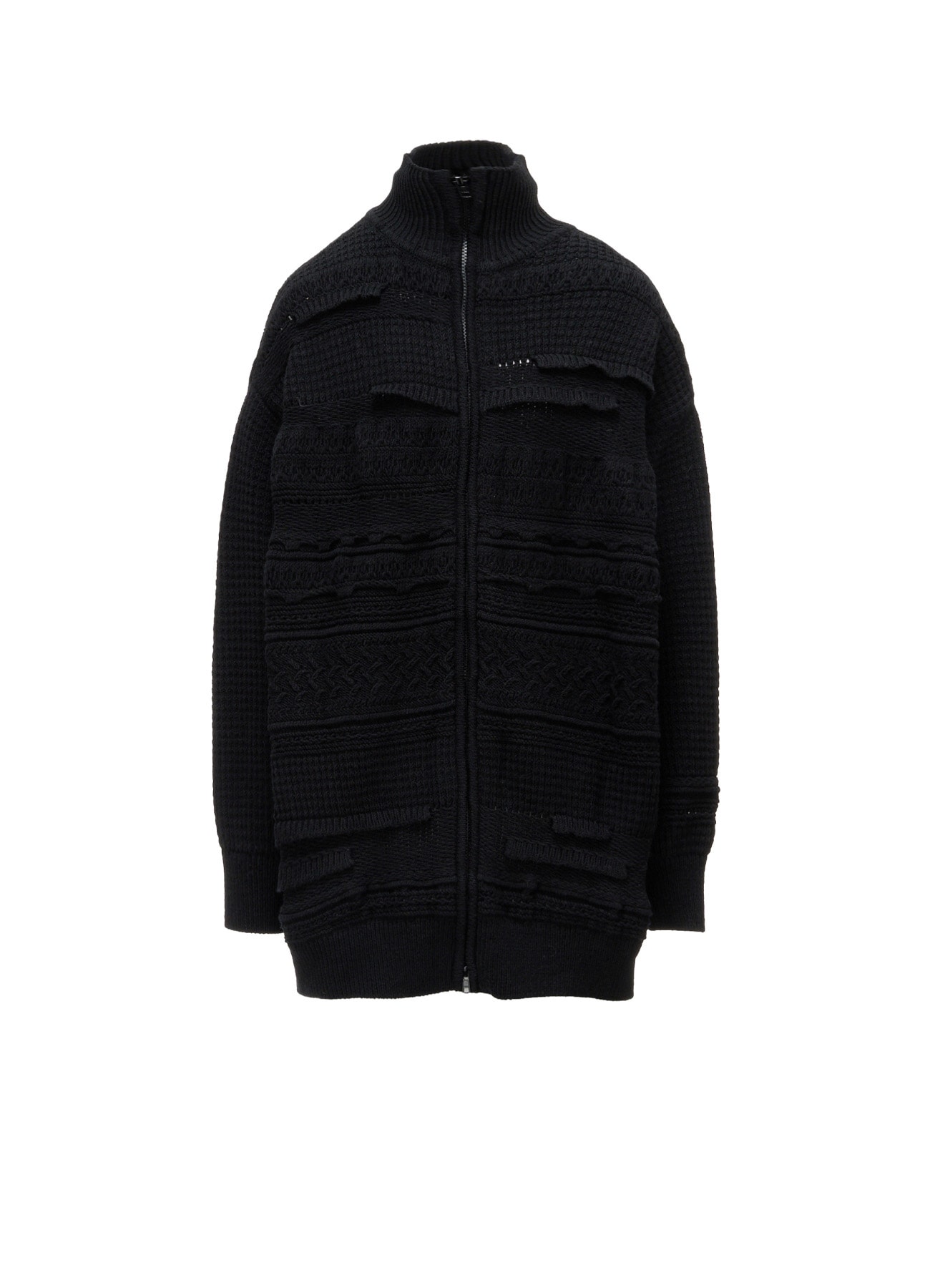5G KNIT ZIP-UP PULLOVER