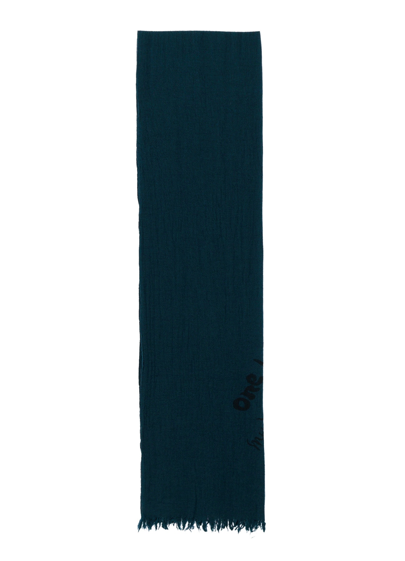 "ONE LIFE" WOOL BIG SCARF