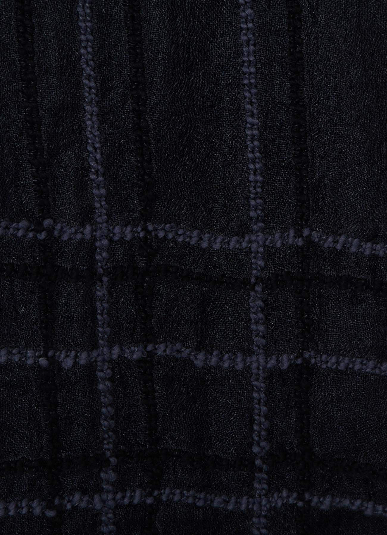 WOOL/SILK PLAID SCARF