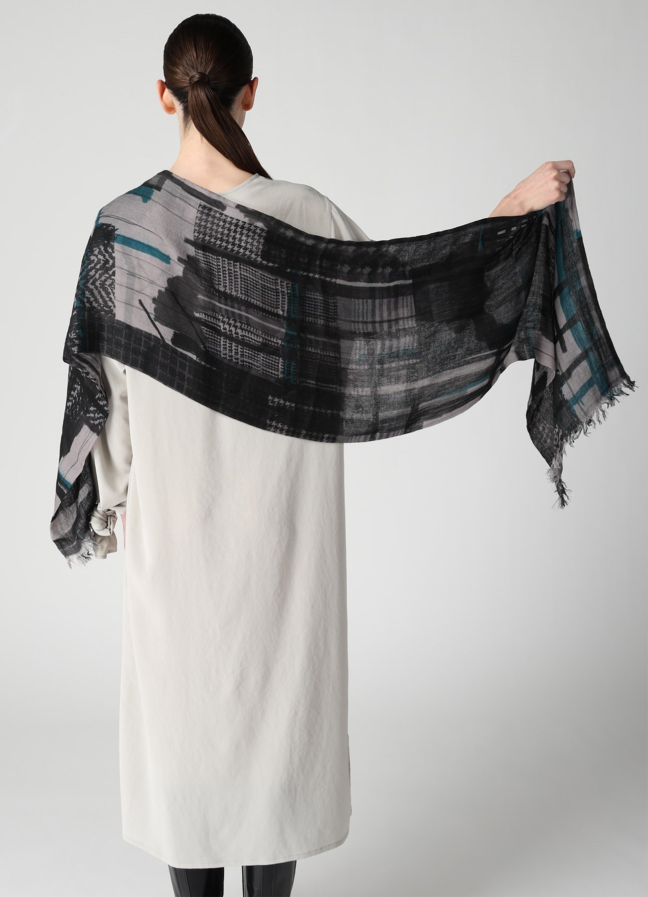RAYON CASHMERE PRINT SCARF
