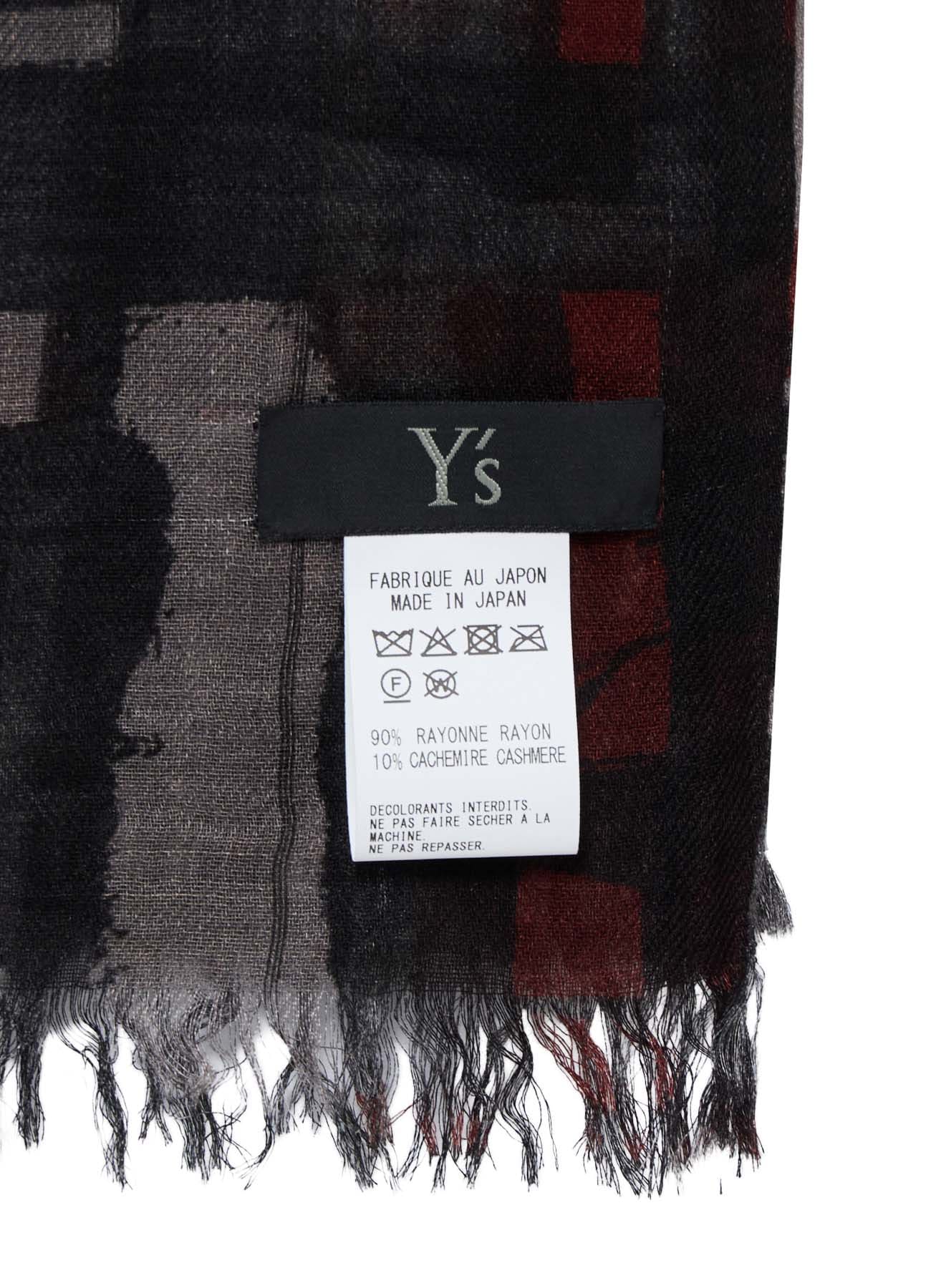 RAYON CASHMERE PRINT SCARF