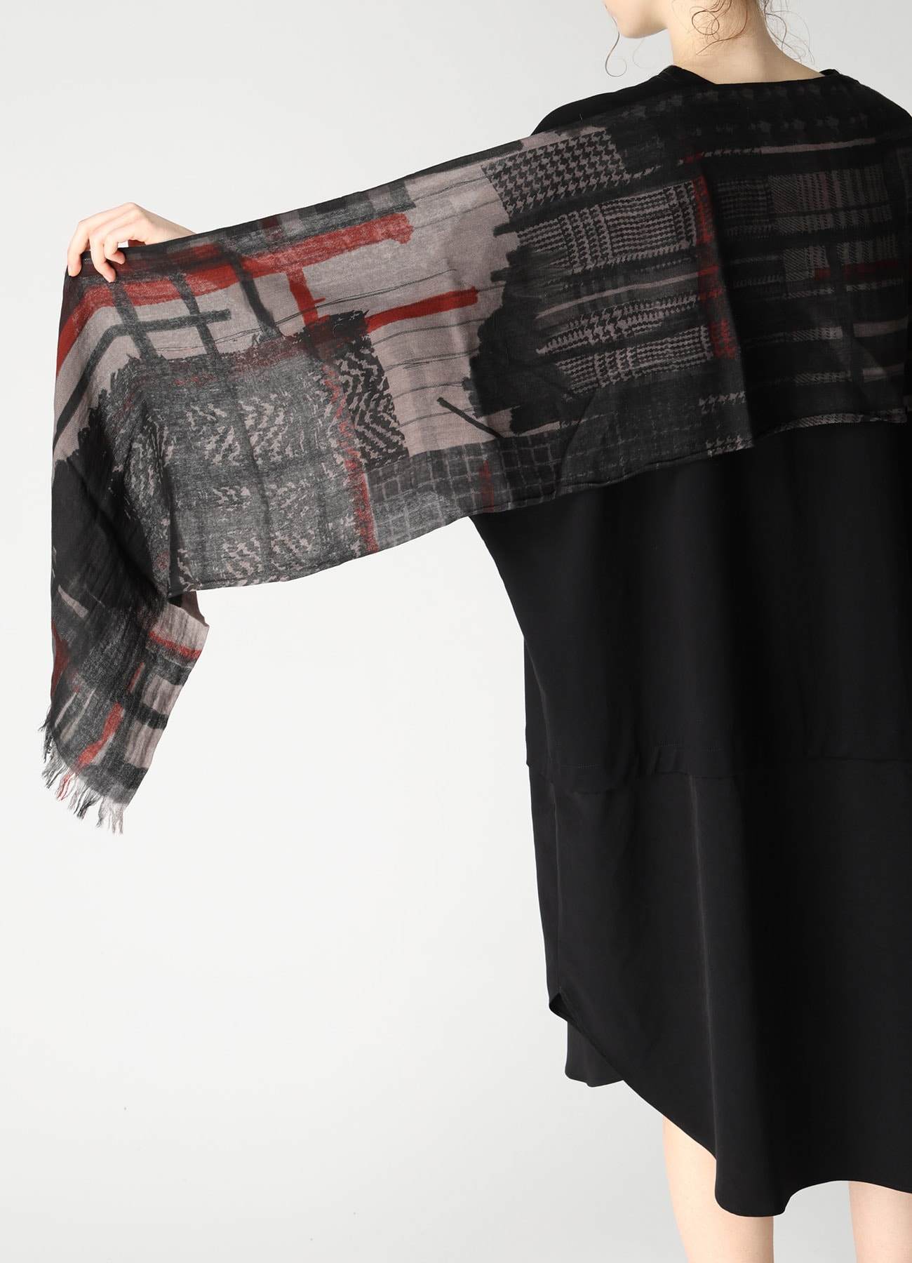 RAYON CASHMERE PRINT SCARF