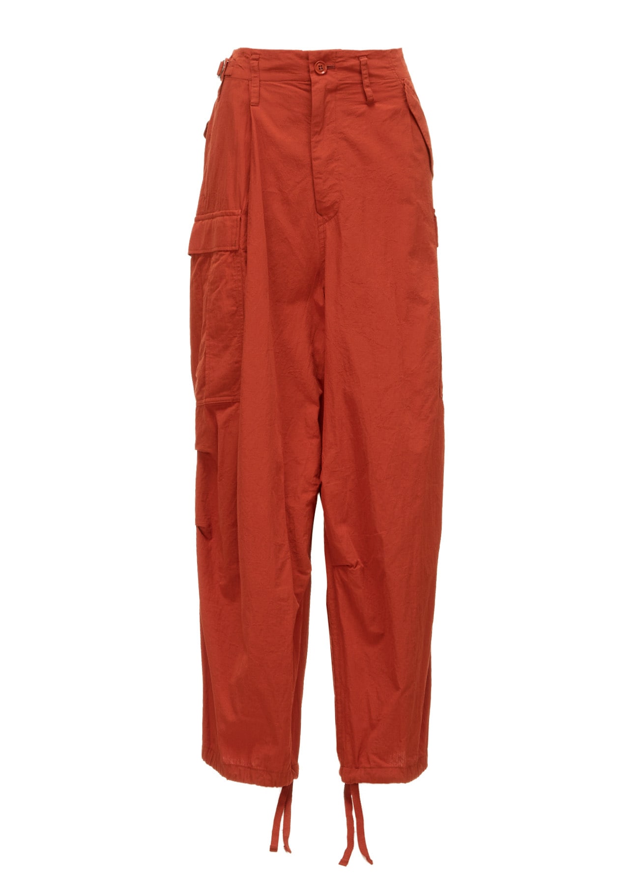 COTTON FLAX MILITARY PANTS
