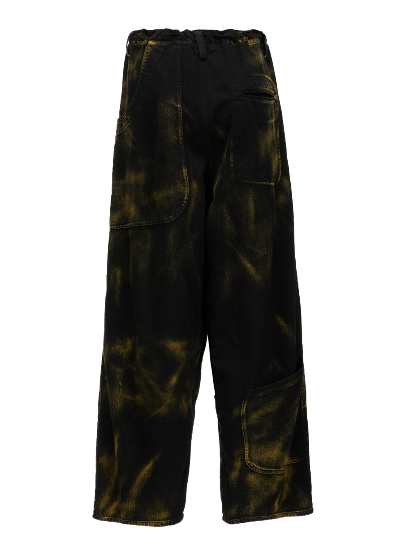 8OZ DENIM BLEACHED OVERDYE 5-POCKET PANTS